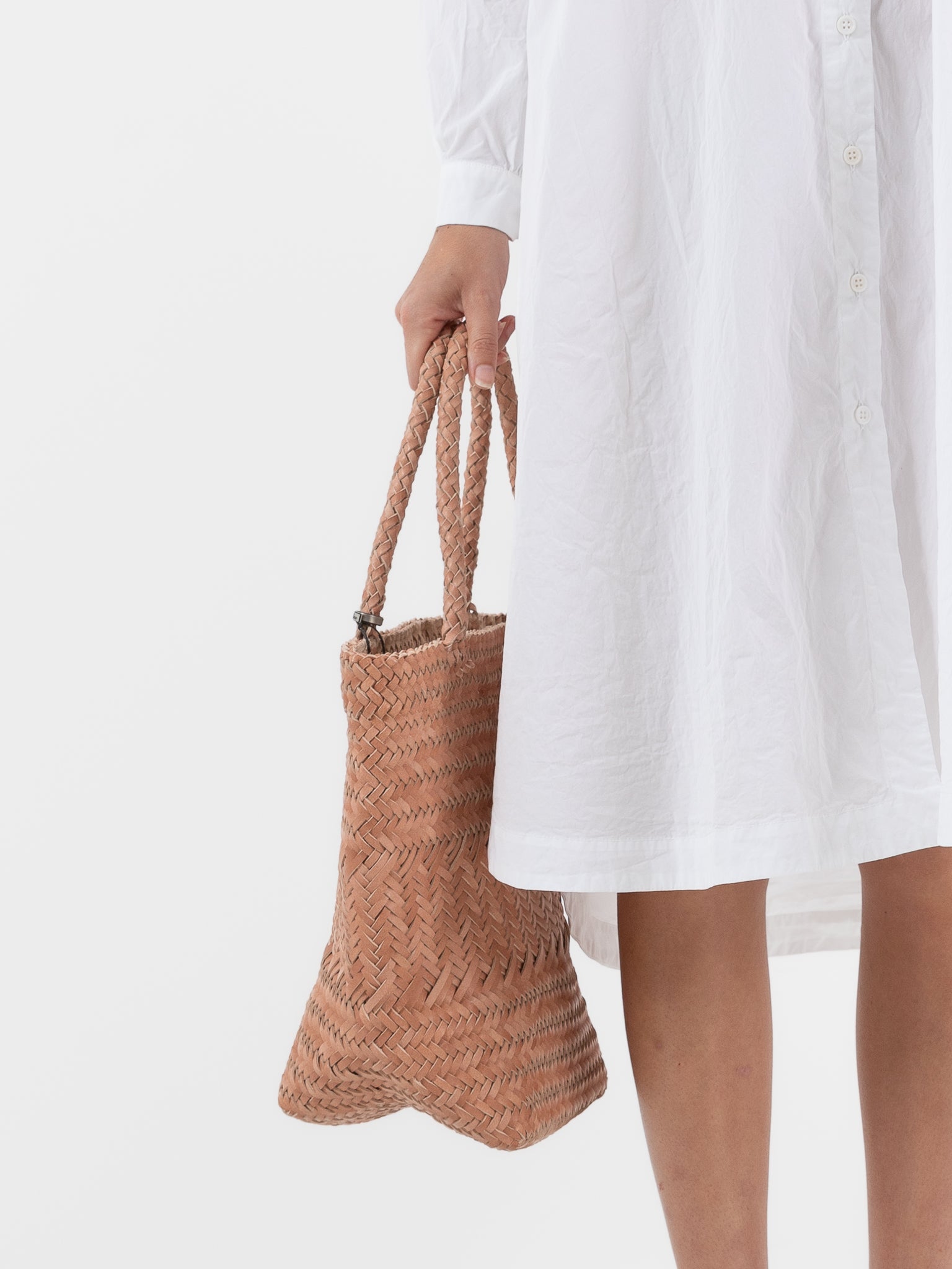Christian Peau Large Mesh Bag in Natural - CHRISTIAN PEAU at Worthwhile - shop BAG