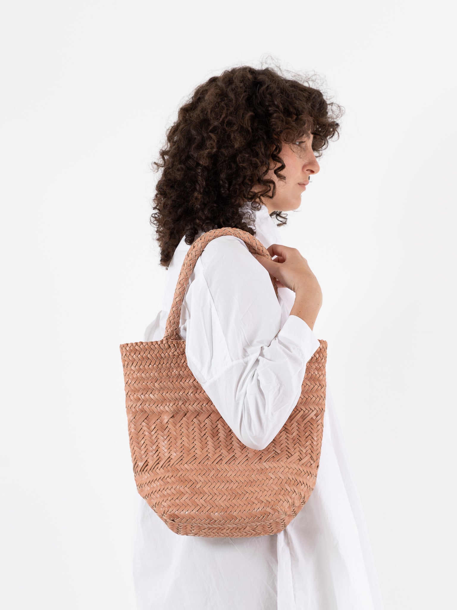 Christian Peau Large Mesh Bag in Natural - CHRISTIAN PEAU at Worthwhile - shop BAG