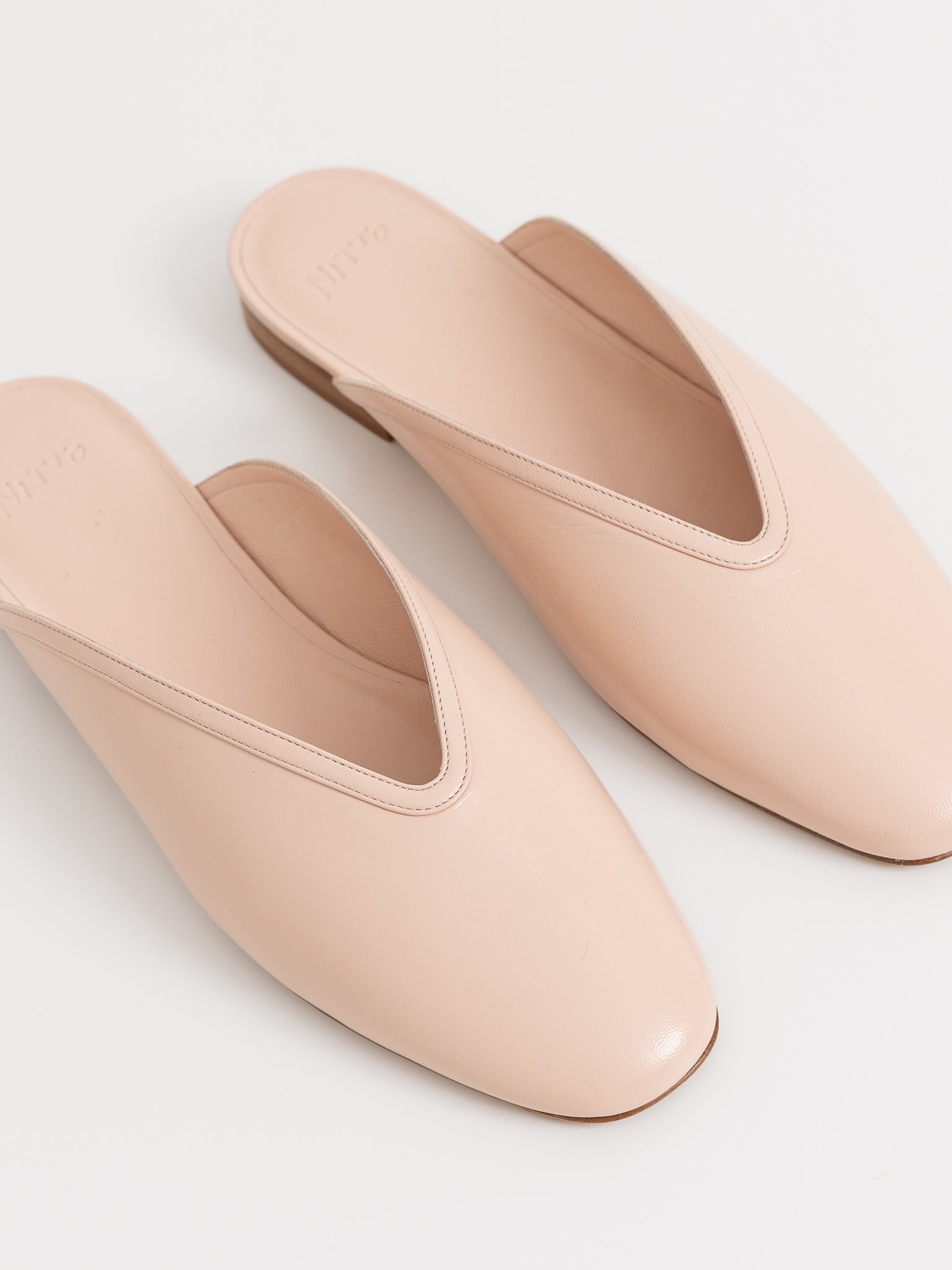 Nitto Rina Mule in Nude - NITTO at Worthwhile - shop SHOES