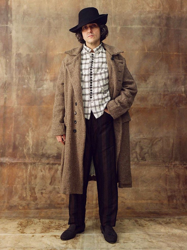 John Alexander Skelton Erskine Coat in Dark Oatmeal - JOHN ALEXANDER SKELTON at Worthwhile - shop COAT