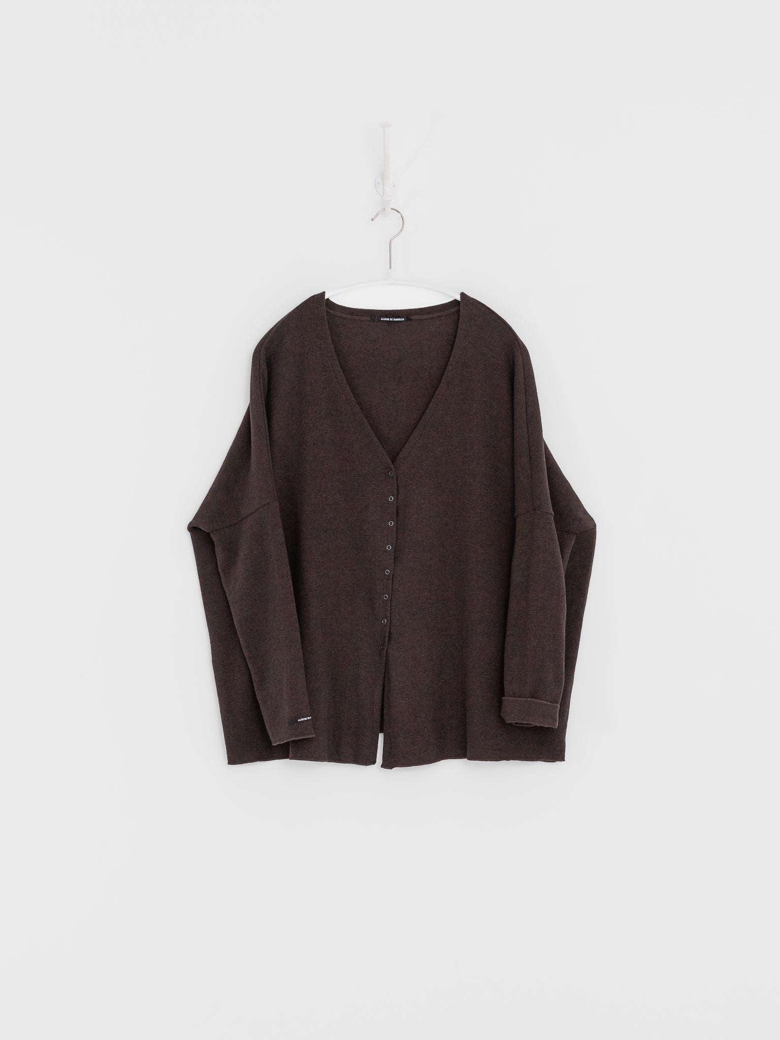 Album di Famiglia Cardigan JP in Brown - ALBUM DI FAMIGLIA at Worthwhile - shop CARDIGAN