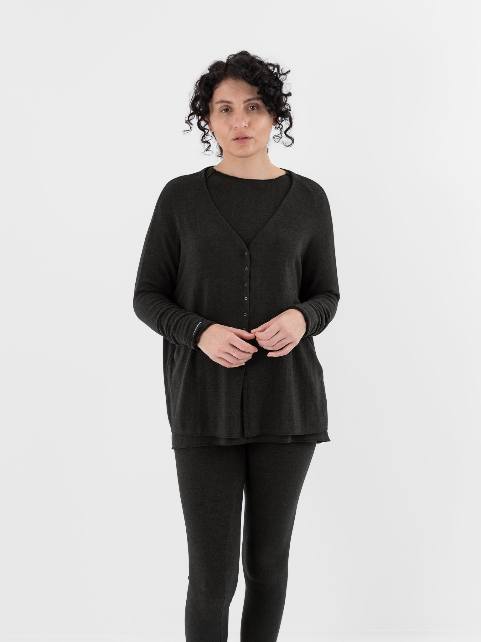Album di Famiglia Cardigan JP in Forest - ALBUM DI FAMIGLIA at Worthwhile - shop CARDIGAN