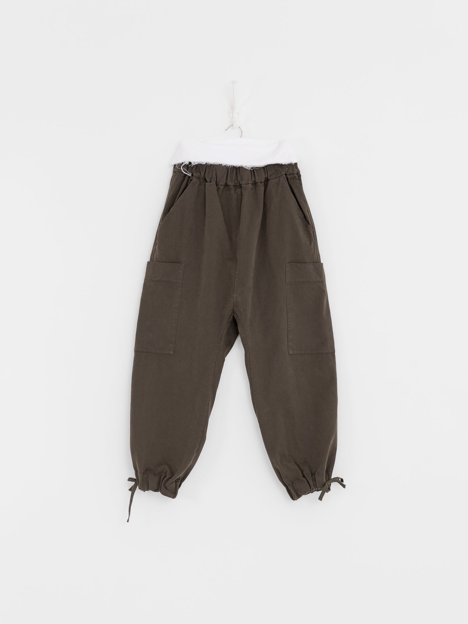 Album di Famiglia Cargo Trousers WCC in Taupe - ALBUM DI FAMIGLIA at Worthwhile - shop PANT