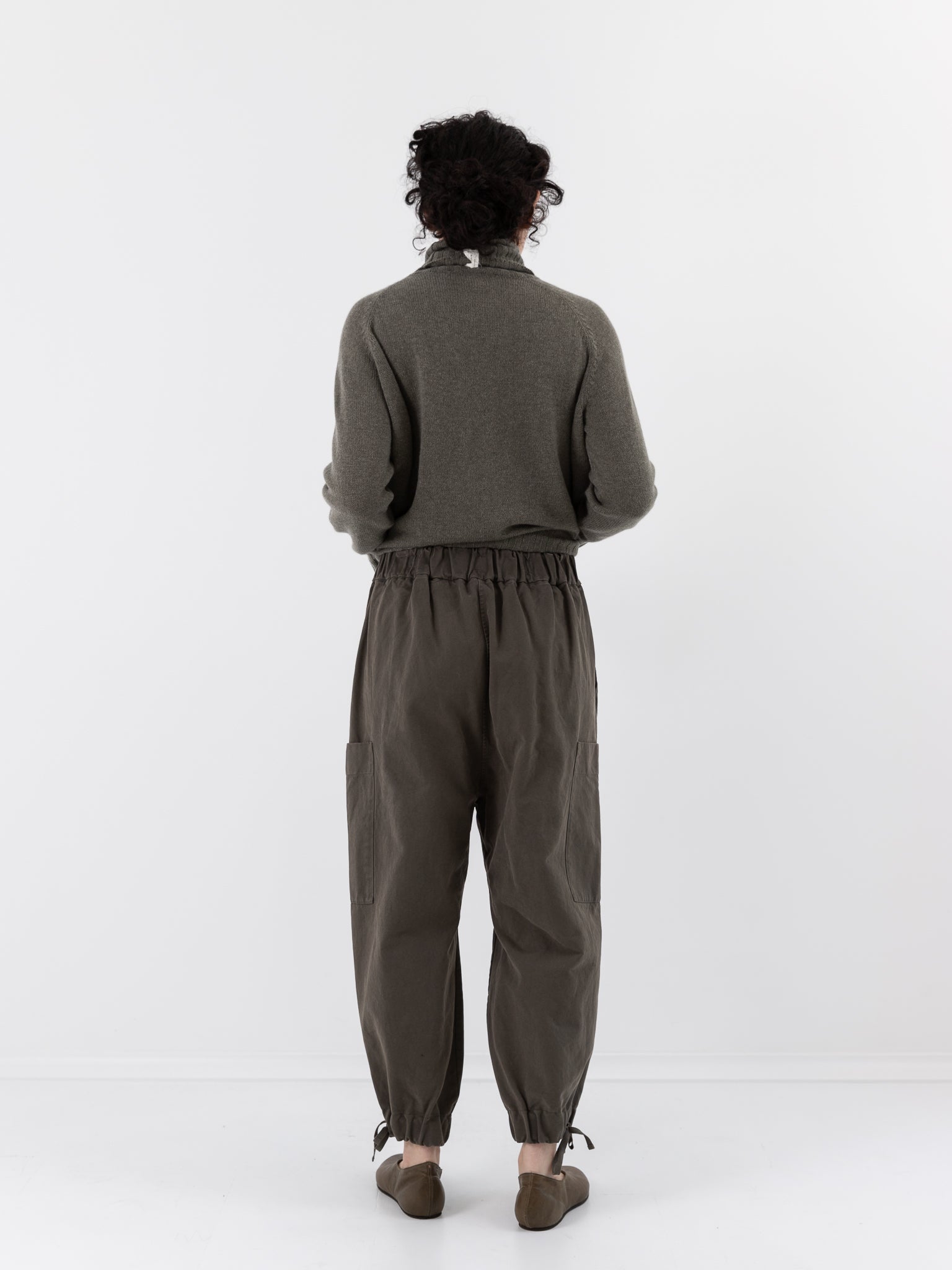 Album di Famiglia Cargo Trousers WCC in Taupe - ALBUM DI FAMIGLIA at Worthwhile - shop PANT
