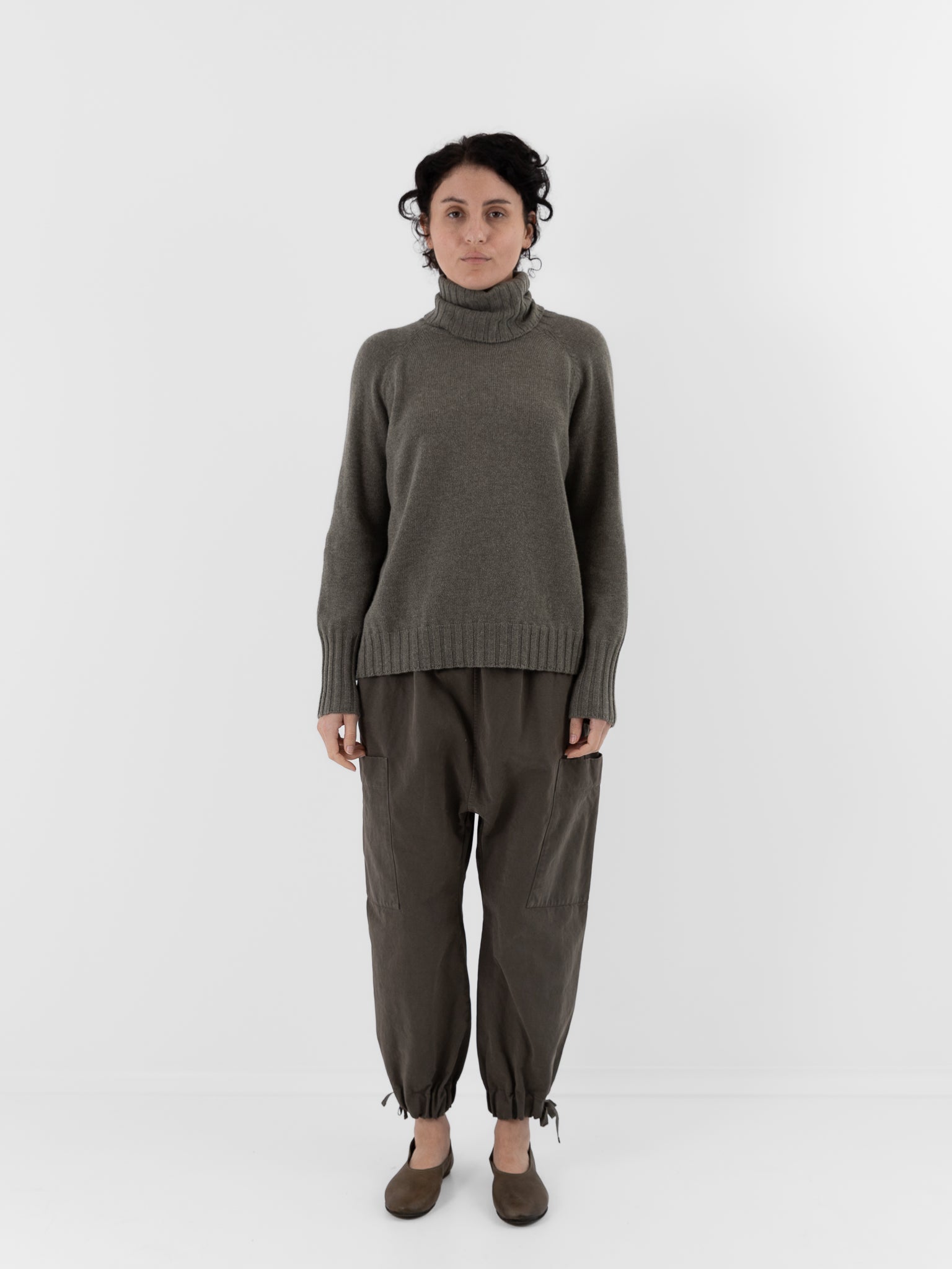 Album di Famiglia Cargo Trousers WCC in Taupe - ALBUM DI FAMIGLIA at Worthwhile - shop PANT