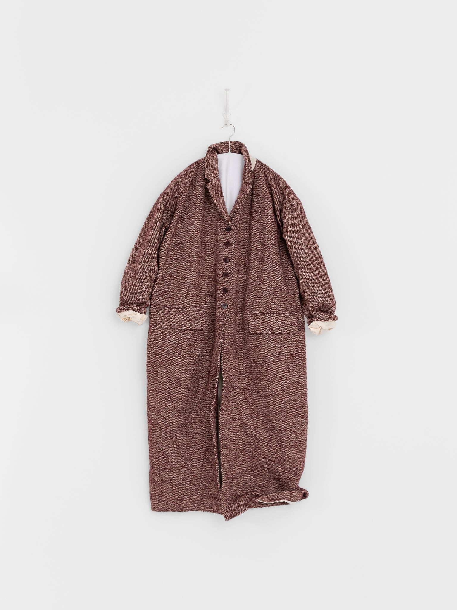 Album di Famiglia Egg Coat PW in Wine - ALBUM DI FAMIGLIA at Worthwhile - shop COAT