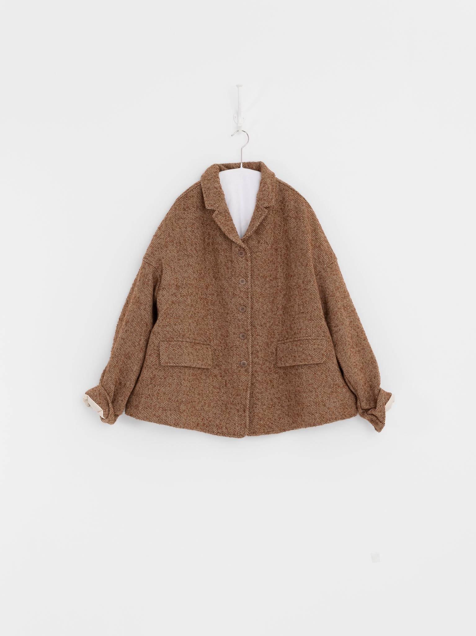 Album di Famiglia Loose Blazer PW in Honey - ALBUM DI FAMIGLIA at Worthwhile - shop JACKET
