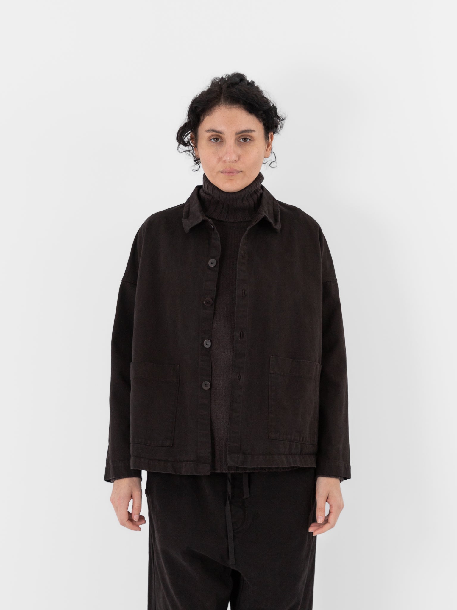 Album di Famiglia Overshirt WCC in Brown - ALBUM DI FAMIGLIA at Worthwhile - shop JACKET