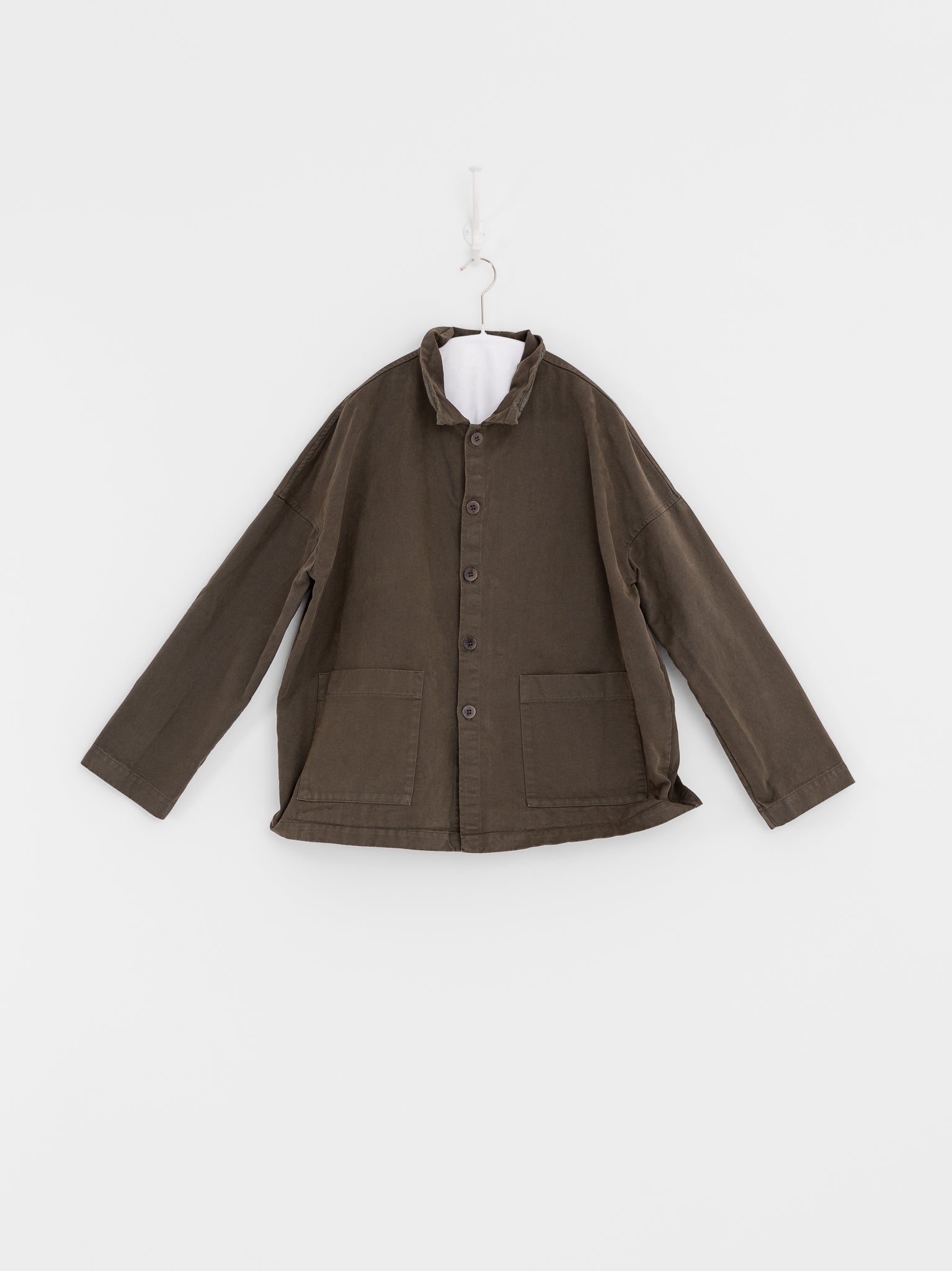 Album di Famiglia Overshirt WCC in Taupe - ALBUM DI FAMIGLIA at Worthwhile - shop JACKET
