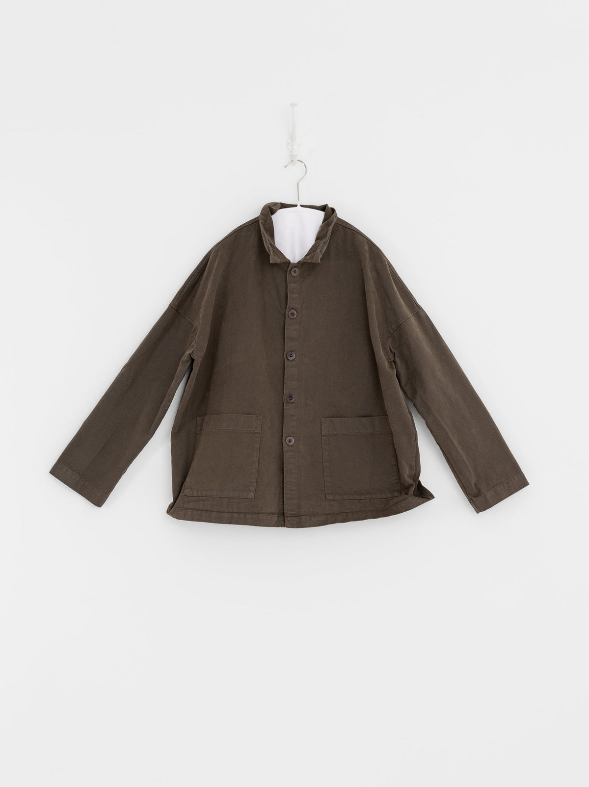 Album di Famiglia Overshirt WCC in Taupe - ALBUM DI FAMIGLIA at Worthwhile - shop JACKET
