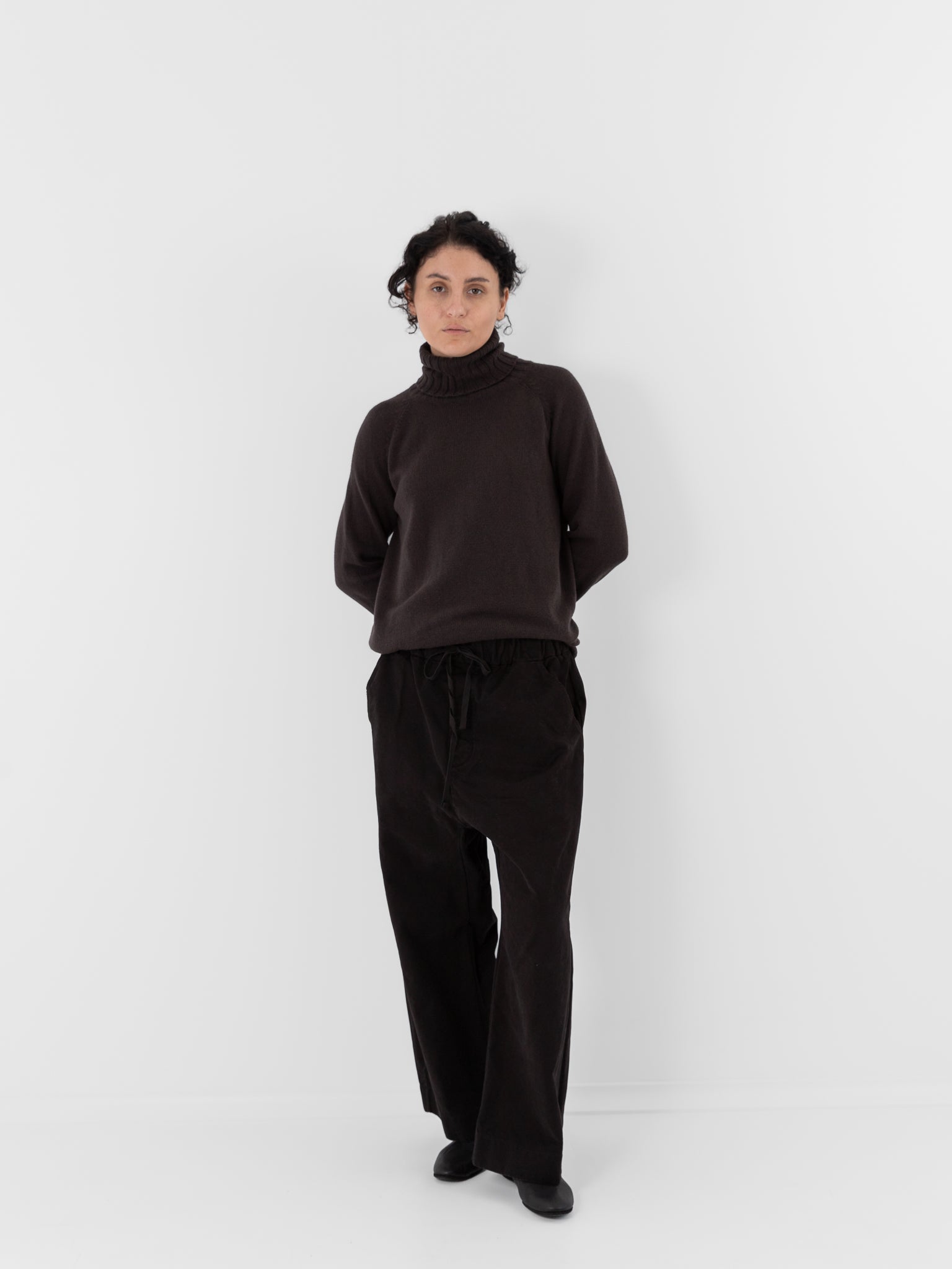 Album di Famiglia Wide & Long Trousers WCC in Brown - ALBUM DI FAMIGLIA at Worthwhile - shop PANT