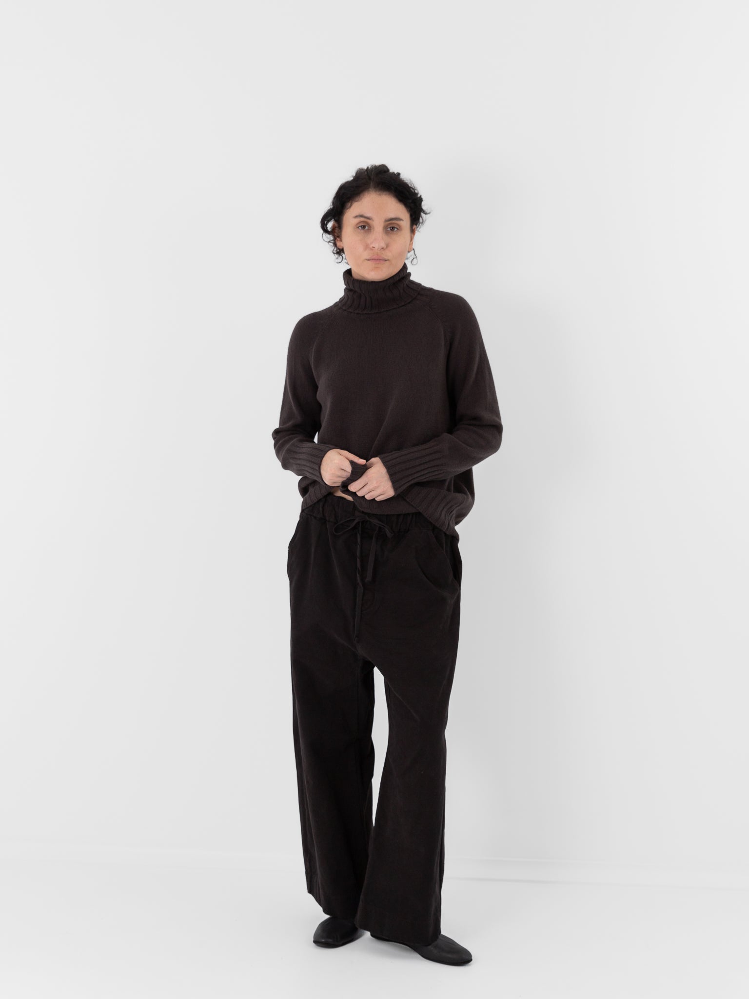 Album di Famiglia Wide & Long Trousers WCC in Brown - ALBUM DI FAMIGLIA at Worthwhile - shop PANT