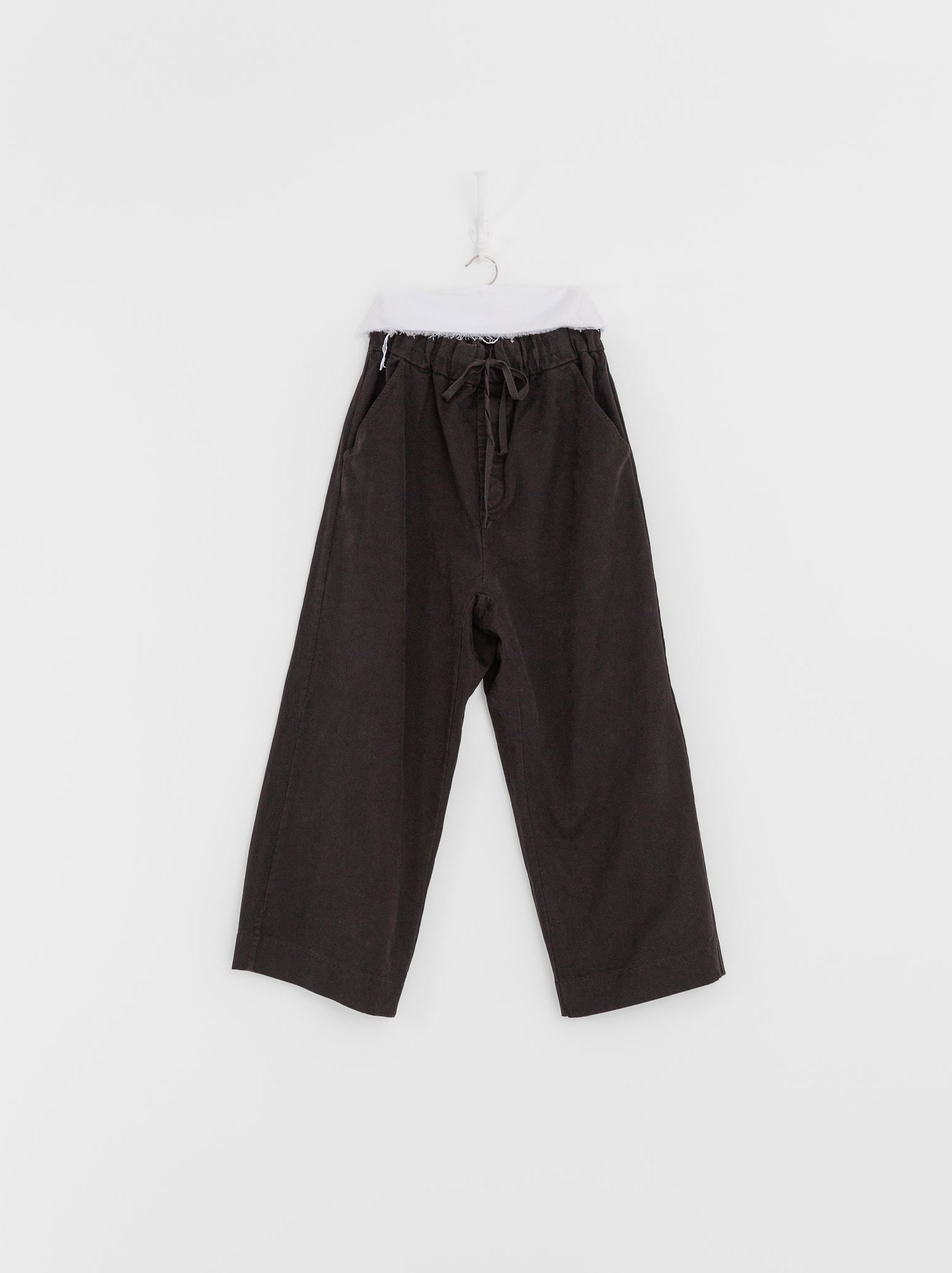Album di Famiglia Wide & Long Trousers WCC in Brown - ALBUM DI FAMIGLIA at Worthwhile - shop PANT