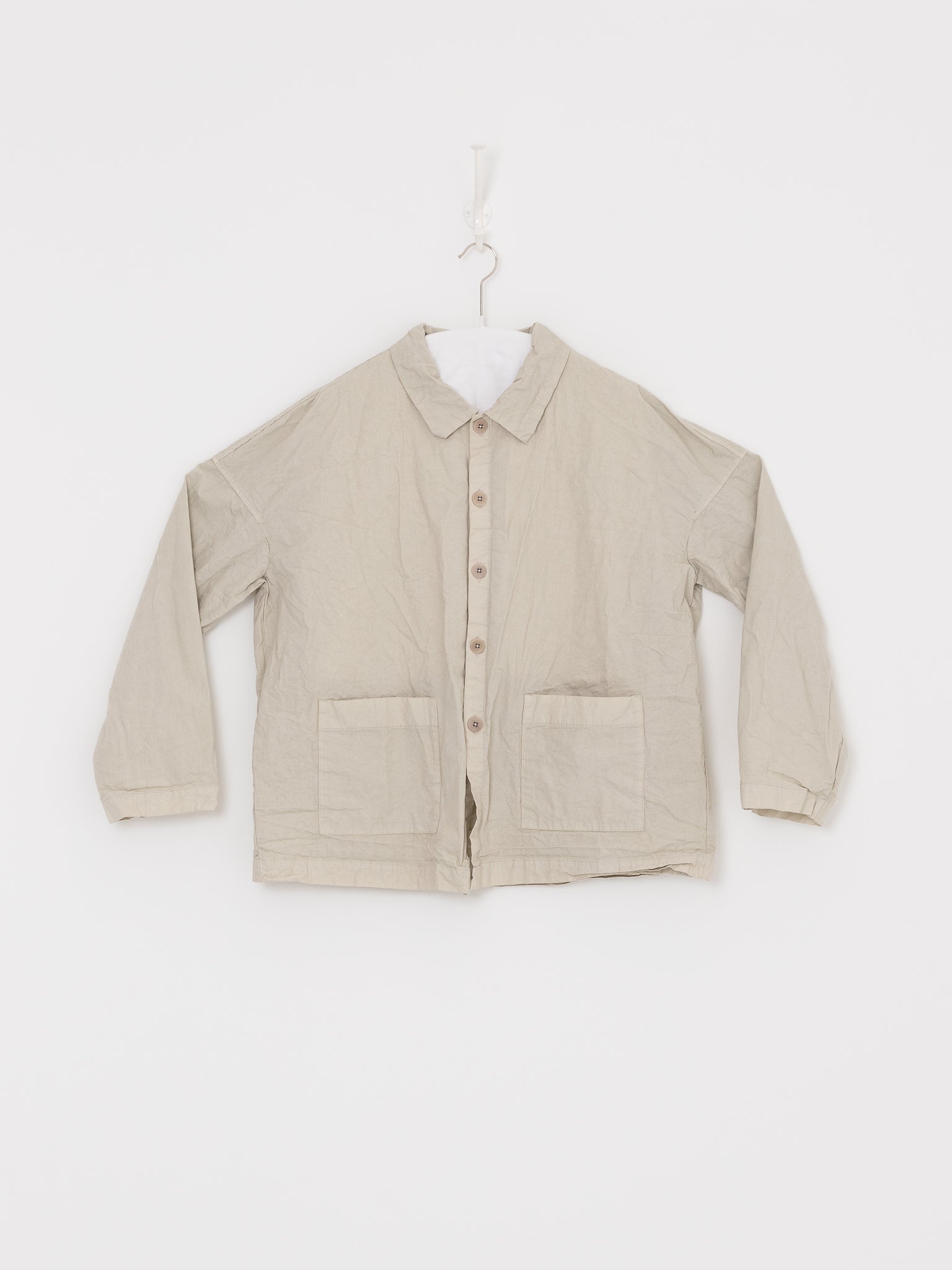 Album di Famiglia Over Shirt in Pebble CC - ALBUM DI FAMIGLIA at Worthwhile - shop JACKET