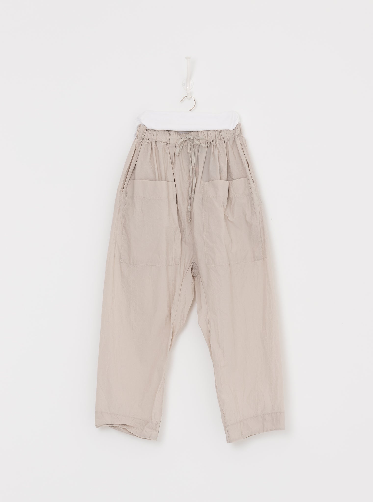 Album di Famiglia Braghe Trousers in Pebble TC - ALBUM DI FAMIGLIA at Worthwhile - shop PANT