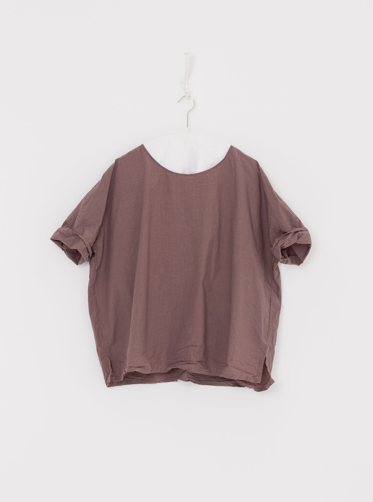 Album di Famiglia Simple Tee Shirt in Mauve TC - ALBUM DI FAMIGLIA at Worthwhile - shop TOP