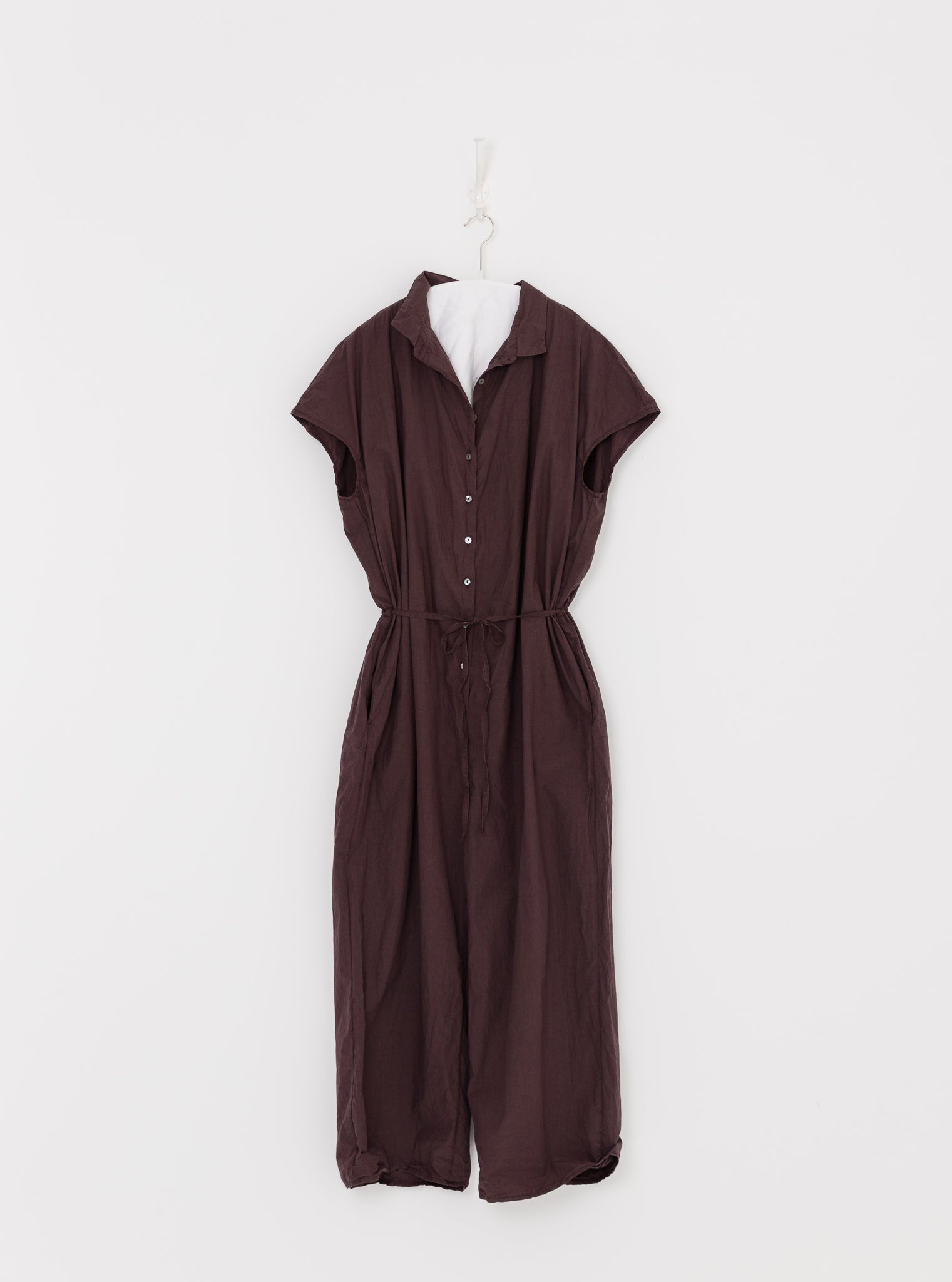 Album di Famiglia Collar Jumpsuit Grape TC - ALBUM DI FAMIGLIA at Worthwhile - shop JUMPSUIT