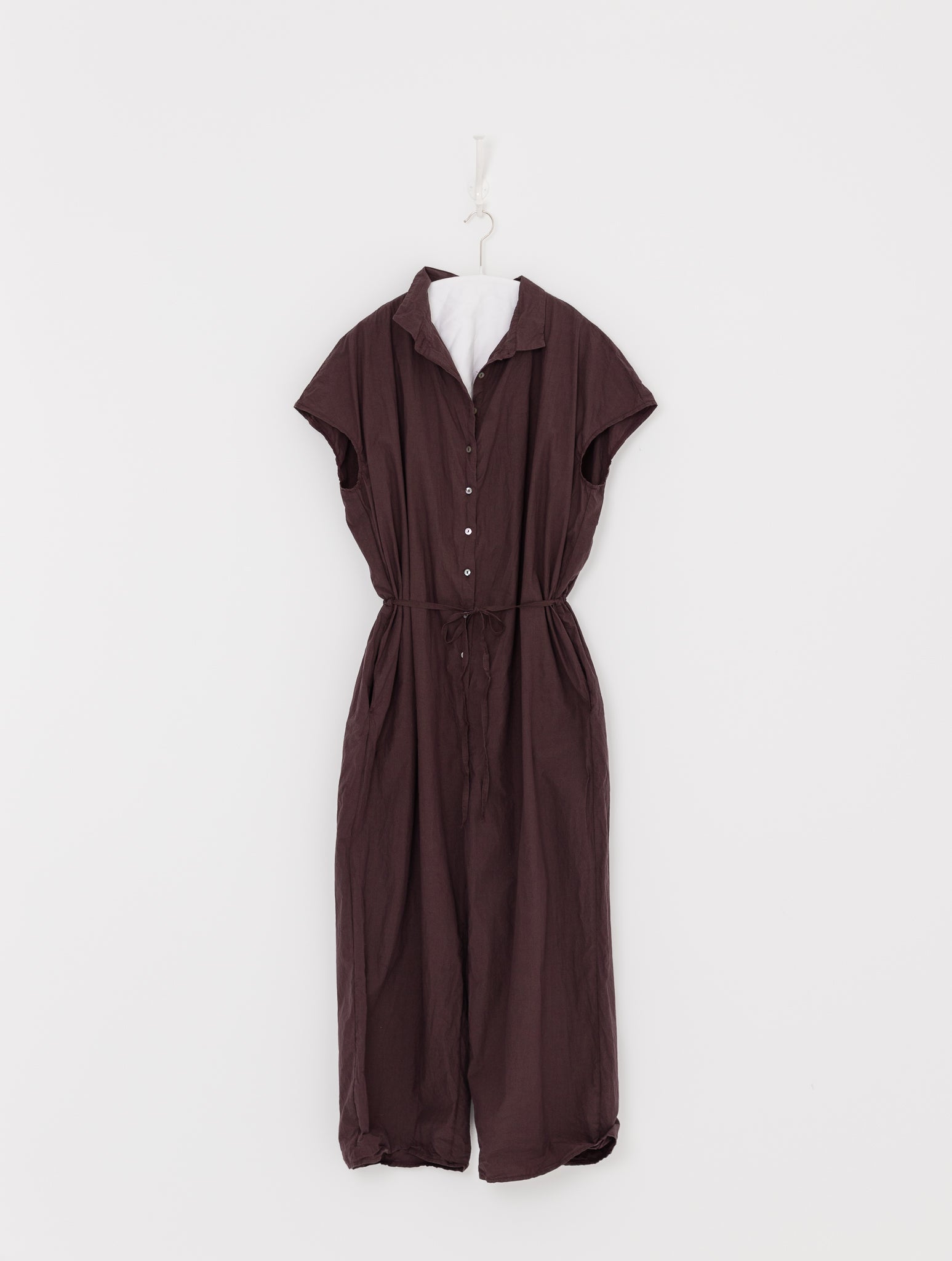 Album di Famiglia Collar Jumpsuit Grape TC - ALBUM DI FAMIGLIA at Worthwhile - shop JUMPSUIT