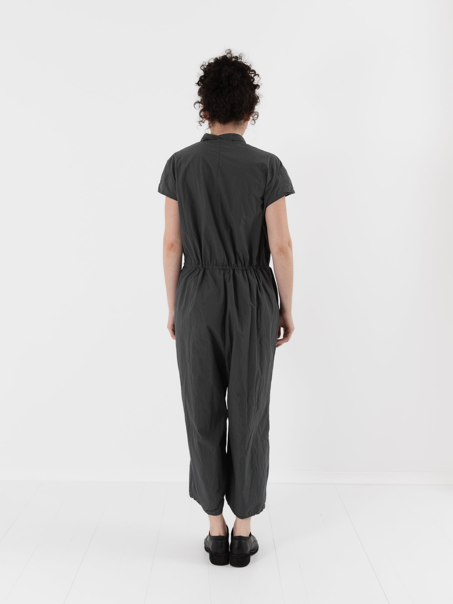 Album di Famiglia Collar Jumpsuit in Thyme TC - ALBUM DI FAMIGLIA at Worthwhile - shop JUMPSUIT