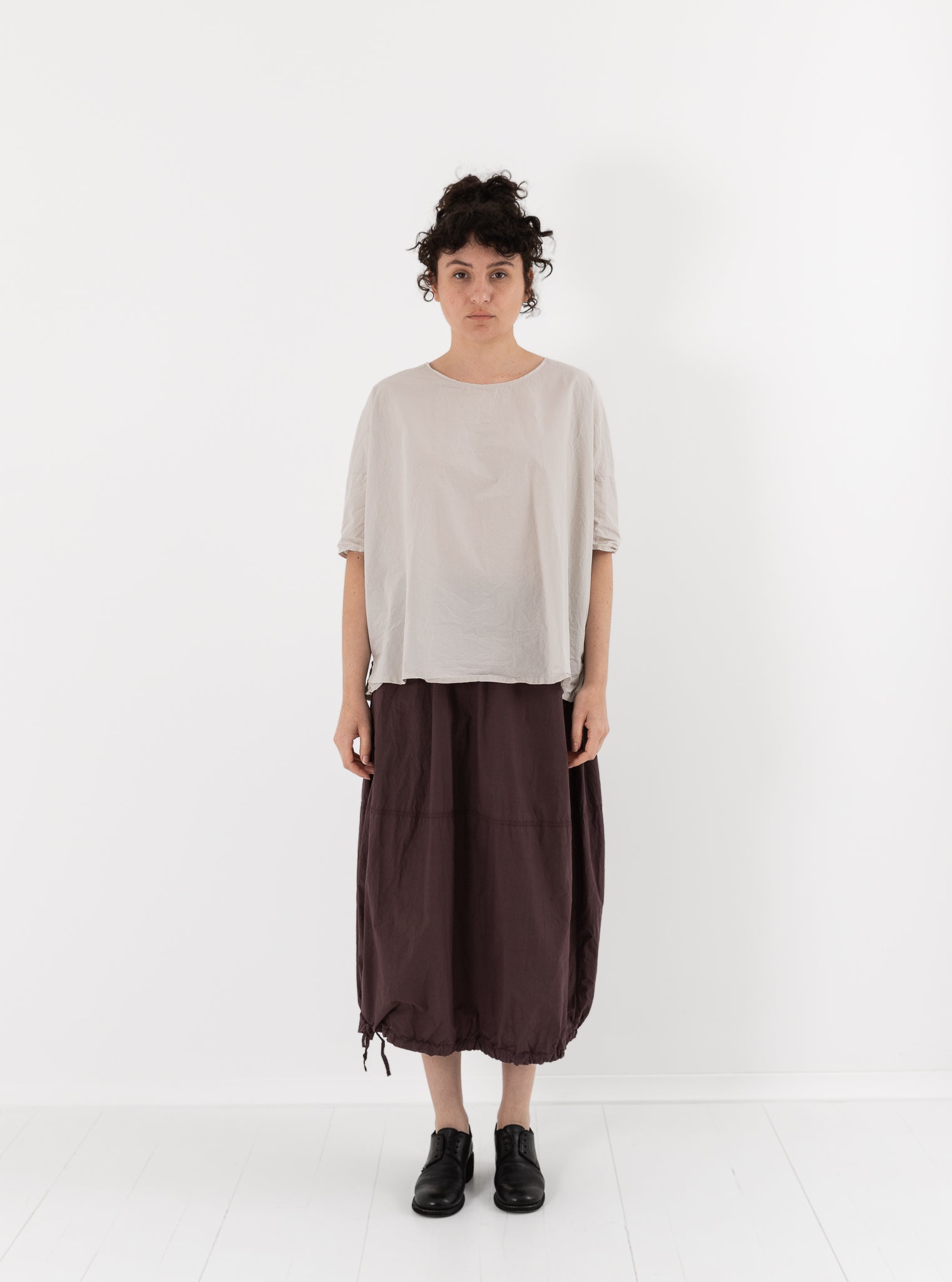 Album di Famiglia Balloon Skirt in Grape TC - ALBUM DI FAMIGLIA at Worthwhile - shop SKIRT