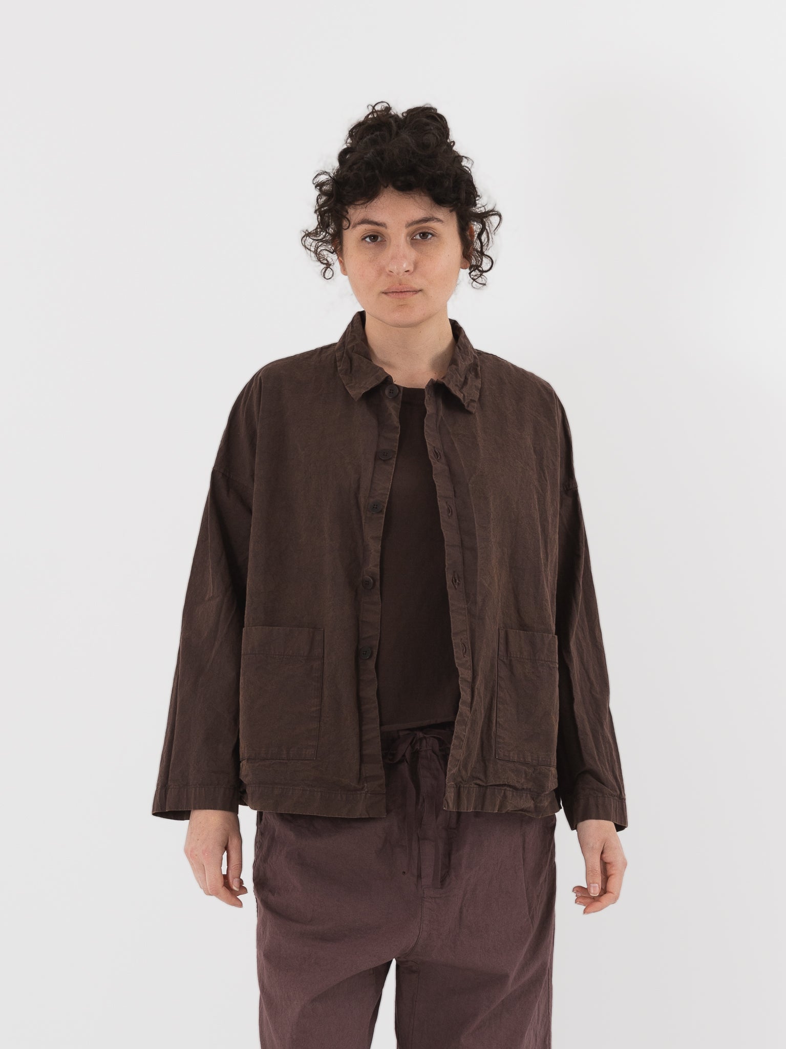 Album di Famiglia Over Shirt in Grape CC - ALBUM DI FAMIGLIA at Worthwhile - shop JACKET