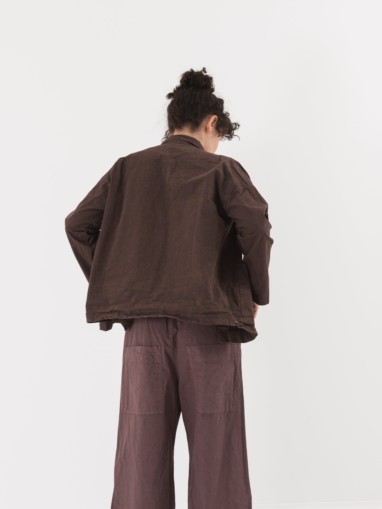 Album di Famiglia Over Shirt in Grape CC - ALBUM DI FAMIGLIA at Worthwhile - shop JACKET