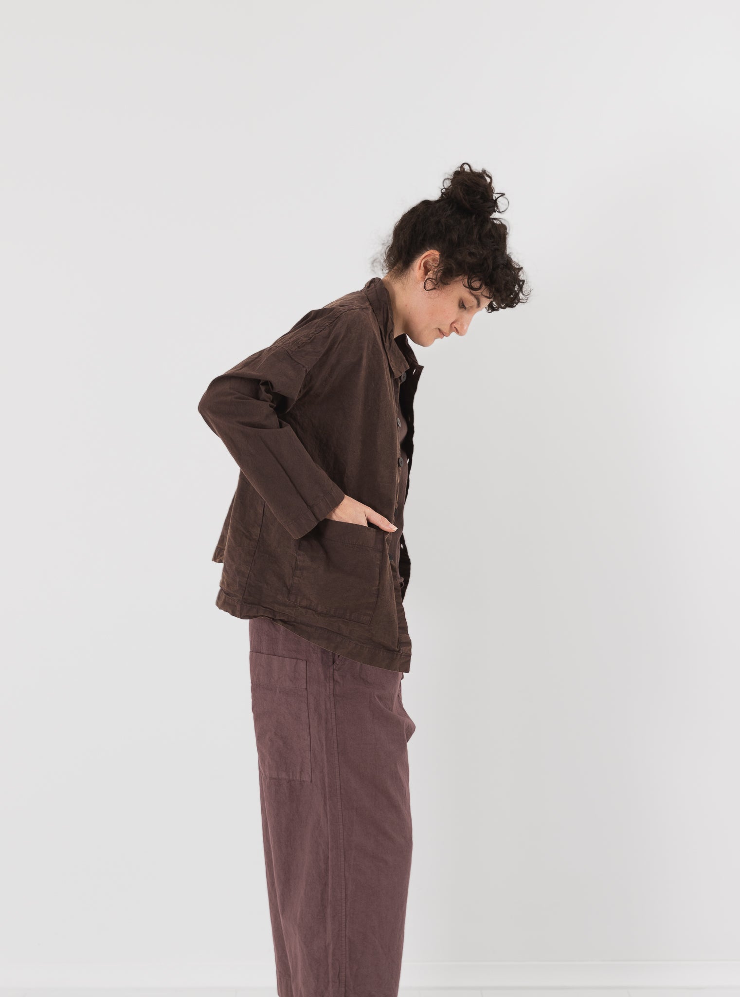Album di Famiglia Over Shirt in Grape CC - ALBUM DI FAMIGLIA at Worthwhile - shop JACKET