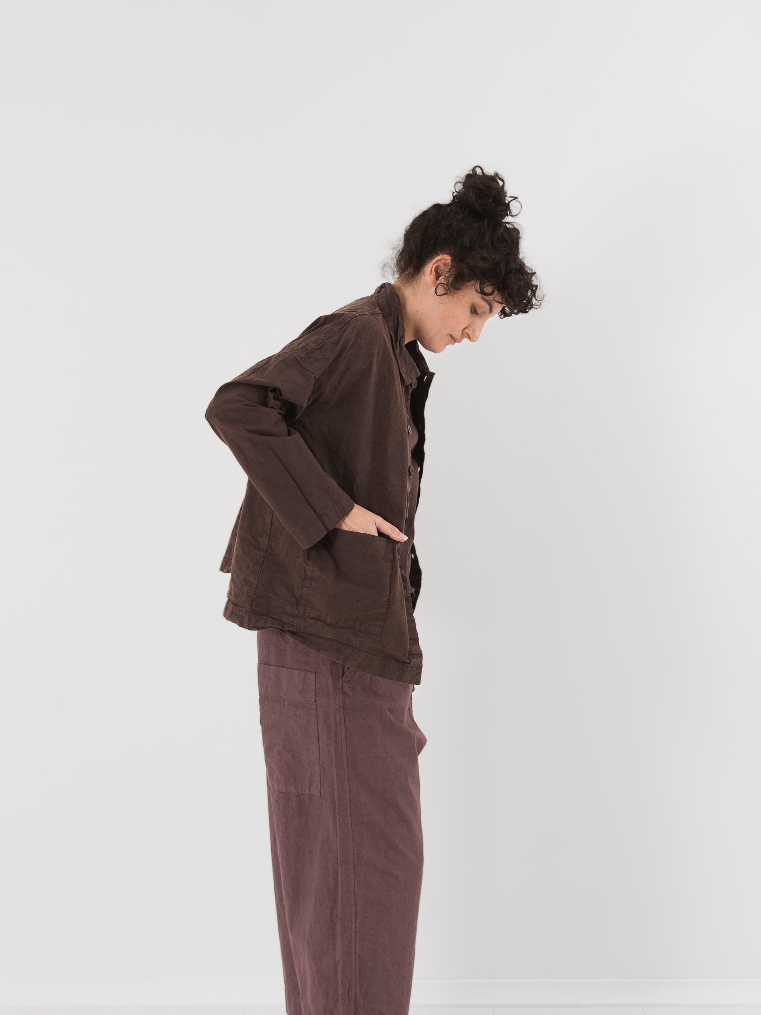 Album di Famiglia Over Shirt in Grape CC - ALBUM DI FAMIGLIA at Worthwhile - shop JACKET