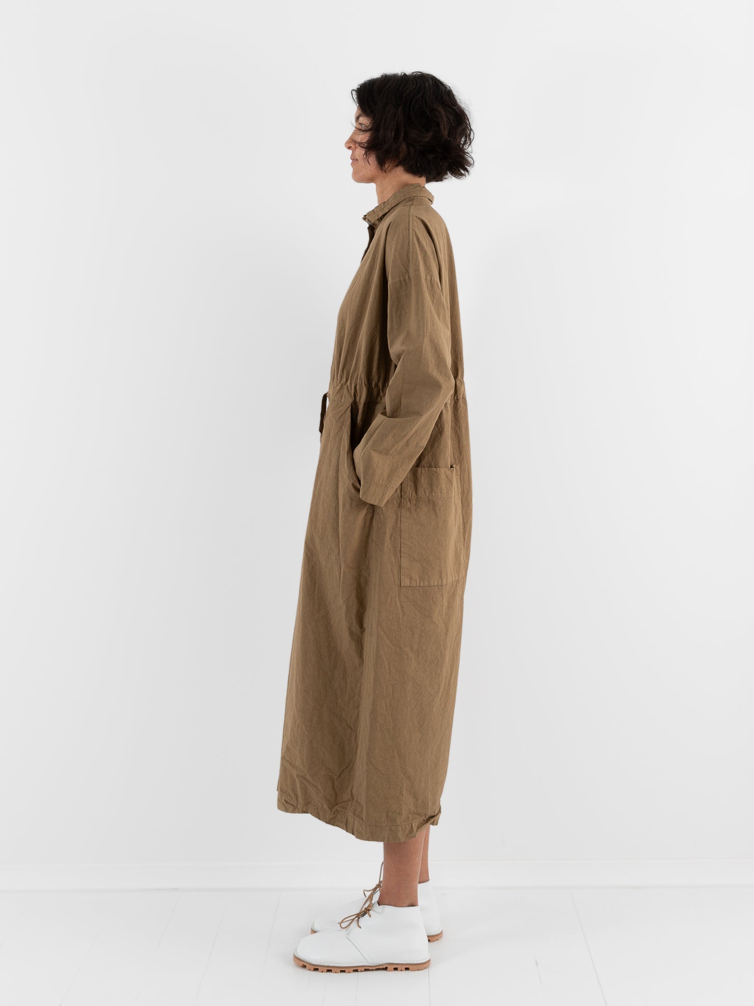 Album Di Famiglia Cargo Jumpsuit in Gold CC - ALBUM DI FAMIGLIA at Worthwhile - shop JUMPSUIT