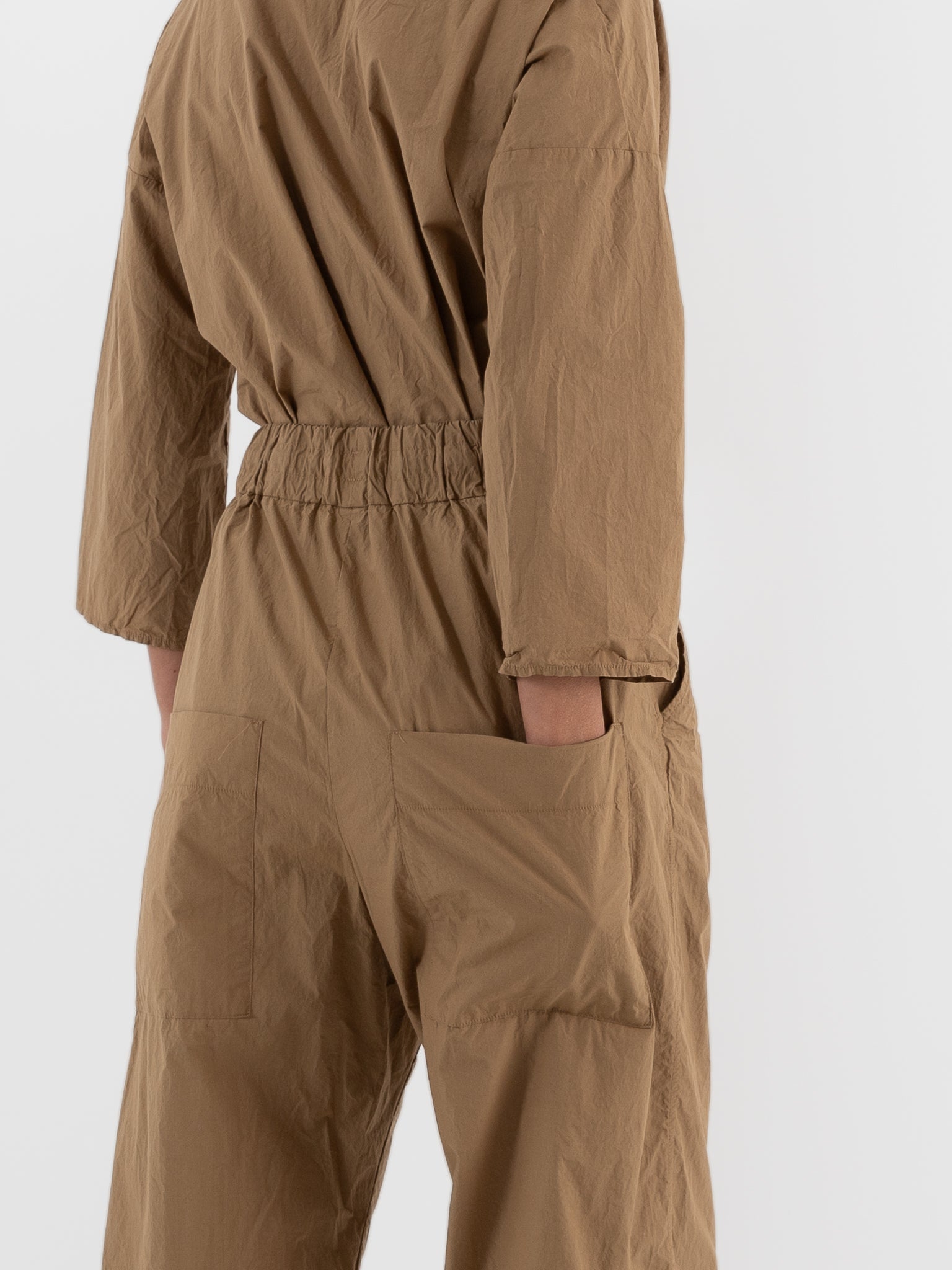 Album Di Famiglia Wide & Short Trousers in Gold TC - ALBUM DI FAMIGLIA at Worthwhile - shop PANT