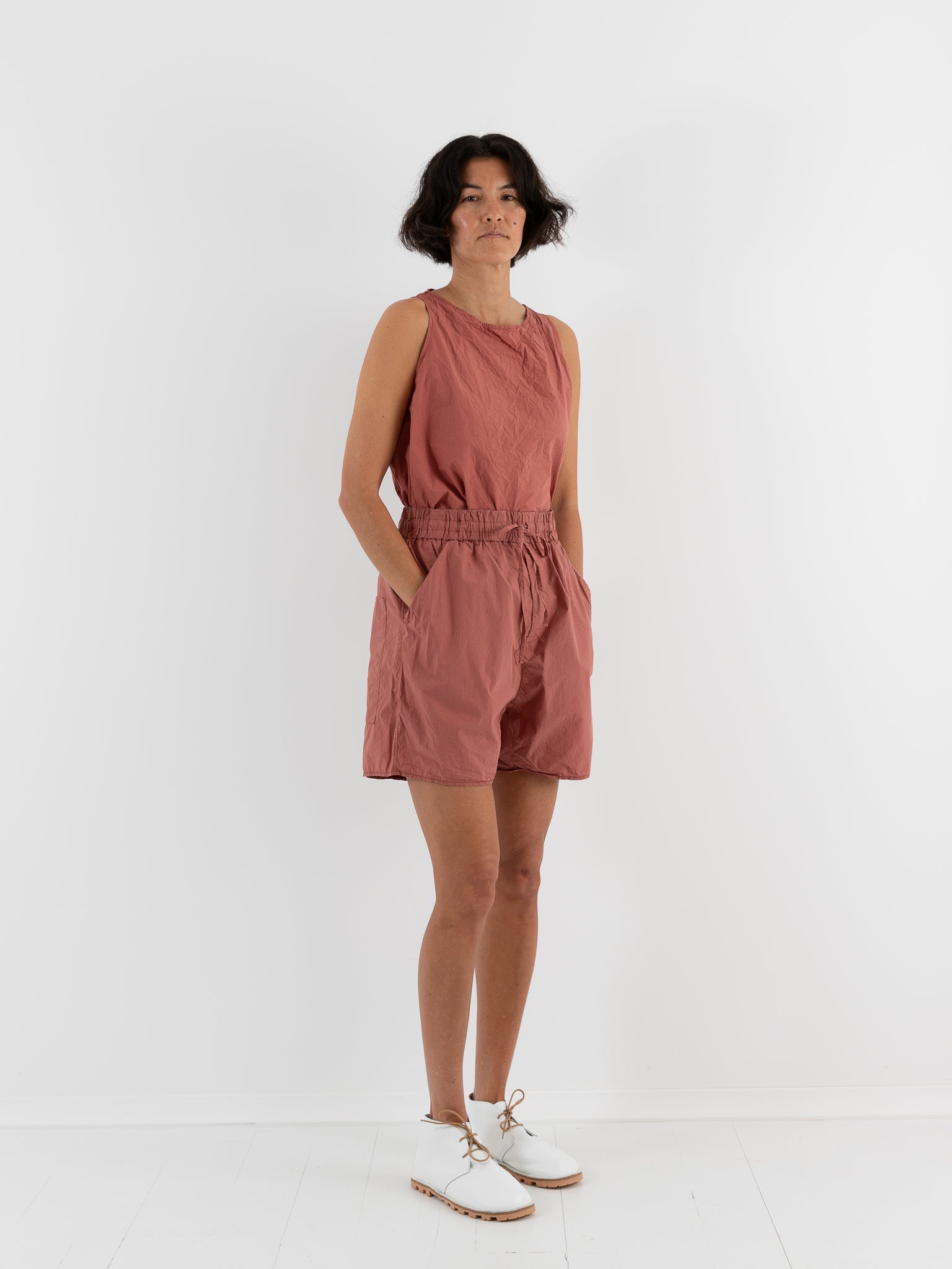 Album Di Famiglia Short in Coral TC - ALBUM DI FAMIGLIA at Worthwhile - shop SHORTS