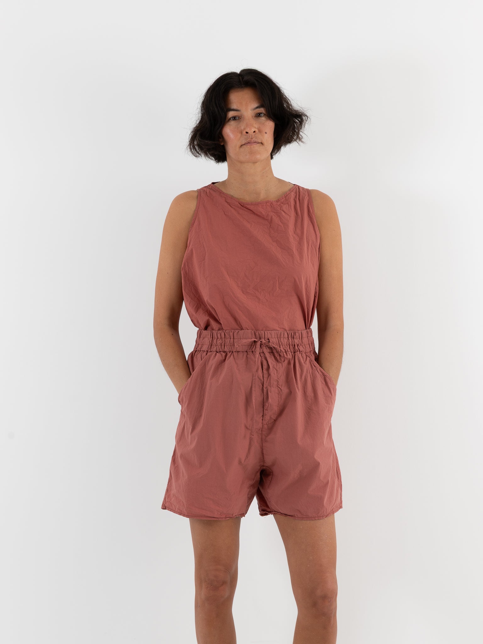 Album Di Famiglia Short in Coral TC - ALBUM DI FAMIGLIA at Worthwhile - shop SHORTS