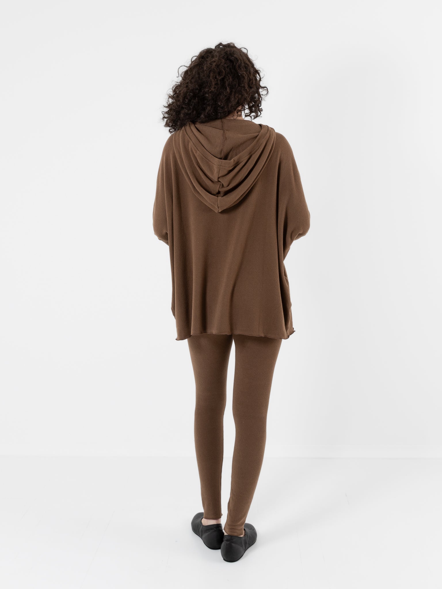 Album Di Famiglia Big Big Hoodie in Chestnut JP - ALBUM DI FAMIGLIA at Worthwhile - shop TOP