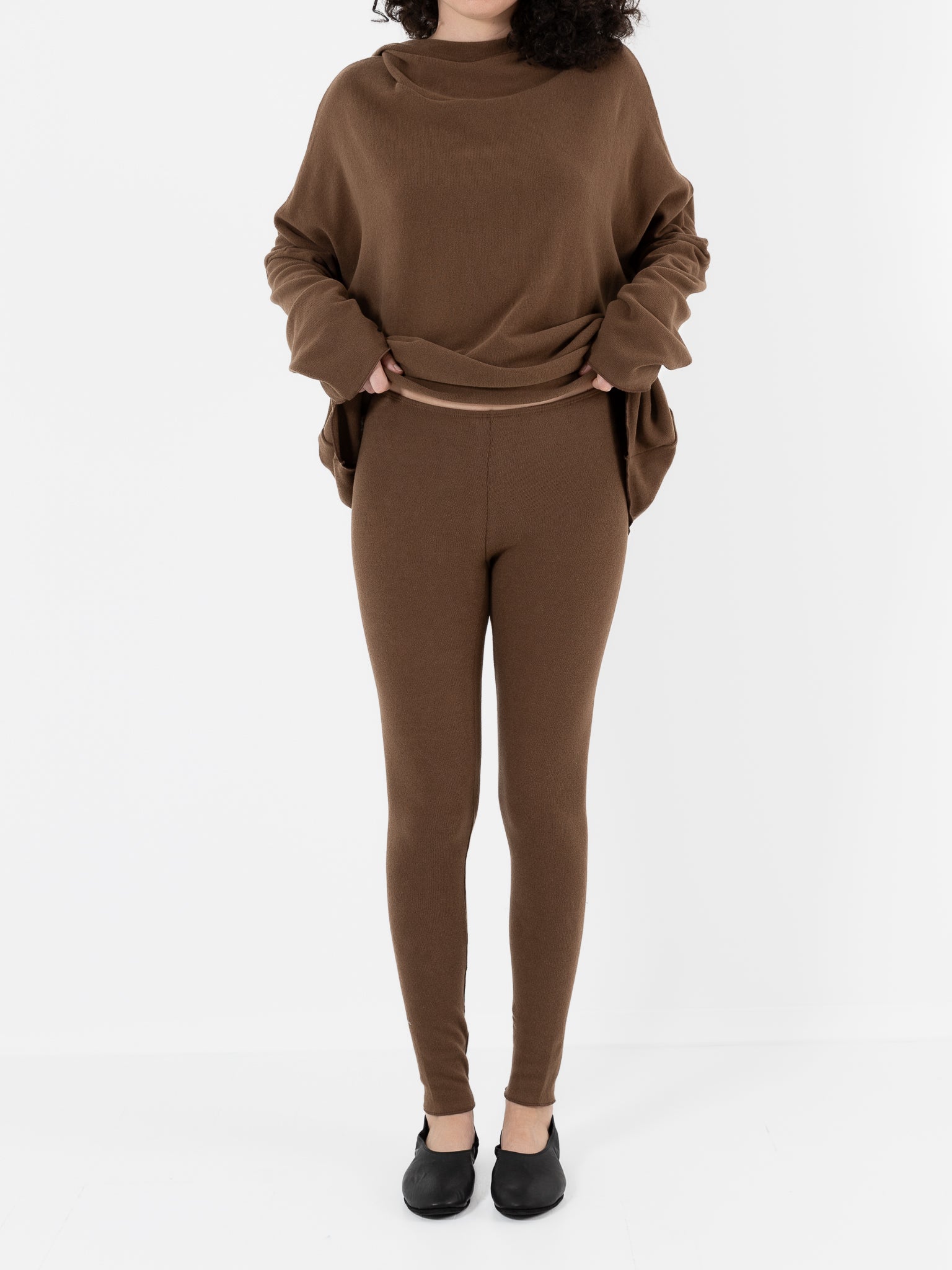 Album di Famiglia Legging in Chestnut JP - ALBUM DI FAMIGLIA at Worthwhile - shop LEGGINGS