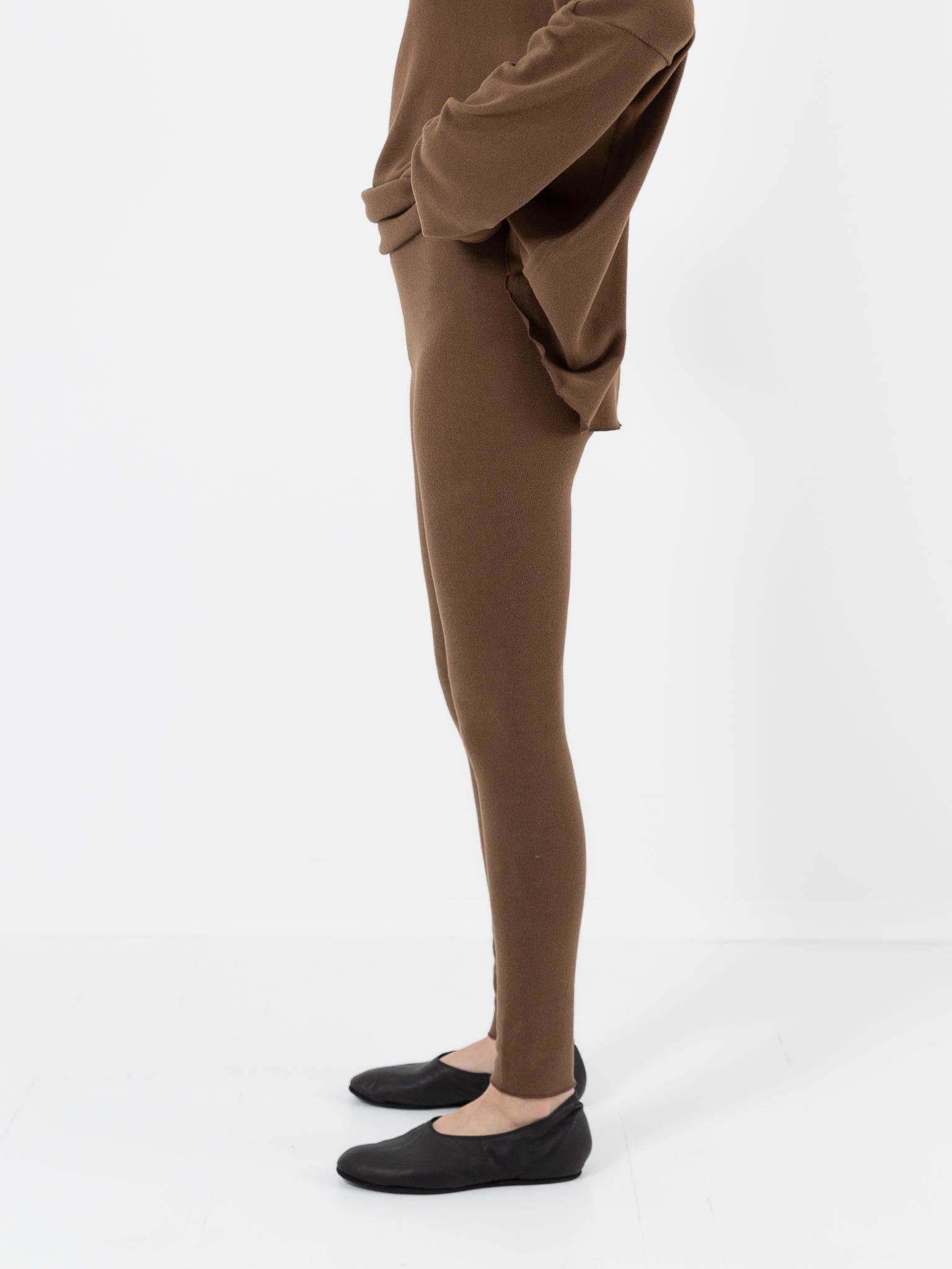 Album di Famiglia Legging in Chestnut JP - ALBUM DI FAMIGLIA at Worthwhile - shop LEGGINGS