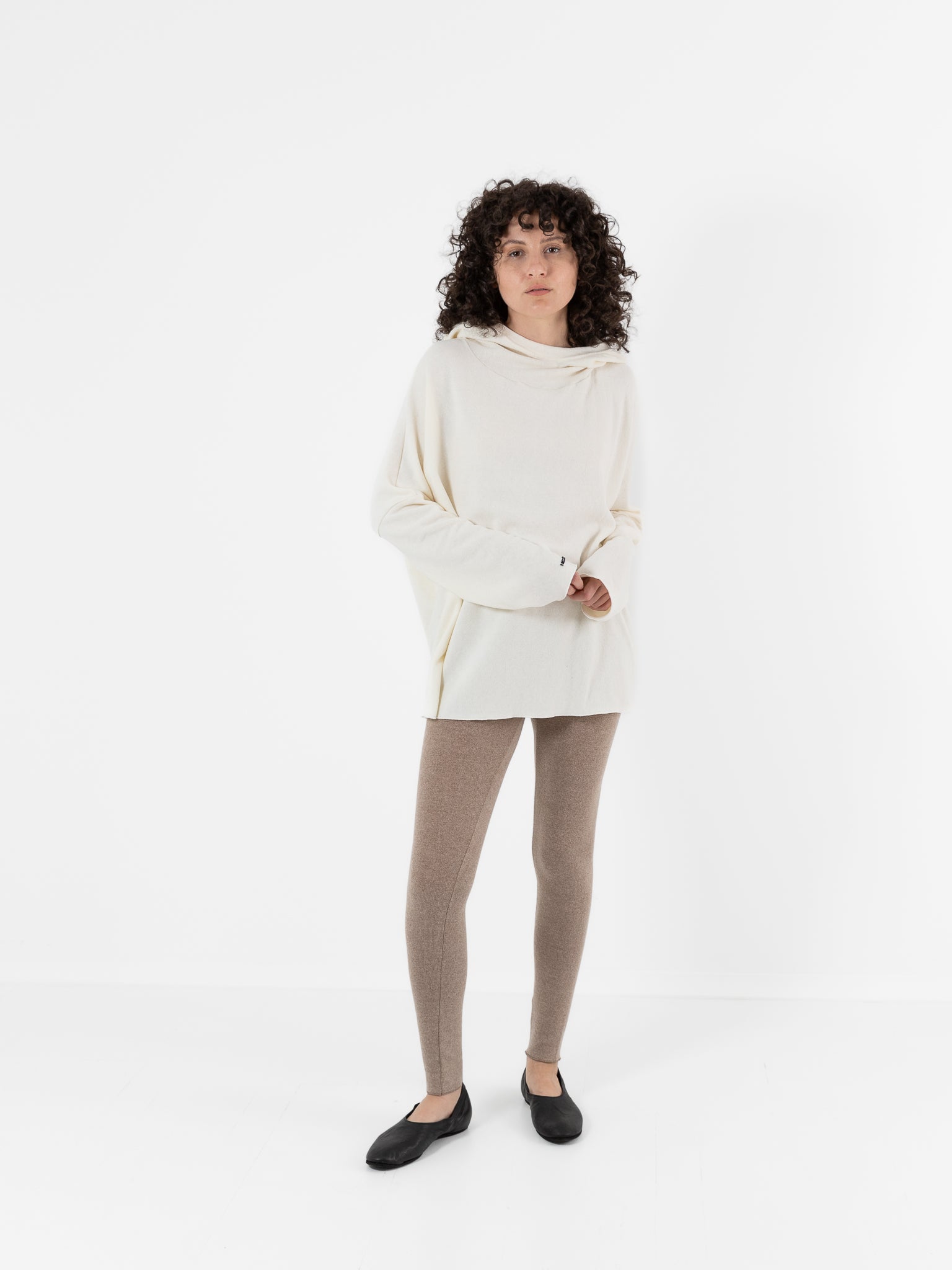 Album Di Famiglia Big Big Hoodie in Milk JP - ALBUM DI FAMIGLIA at Worthwhile - shop TOP