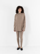 Album Di Famiglia Big Big Hoodie in Marron Glace JP - ALBUM DI FAMIGLIA at Worthwhile - shop TOP