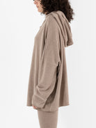 Album Di Famiglia Big Big Hoodie in Marron Glace JP - ALBUM DI FAMIGLIA at Worthwhile - shop TOP