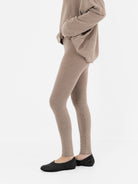 Album Di Famiglia Legging in Marron Glace JP - ALBUM DI FAMIGLIA at Worthwhile - shop LEGGINGS