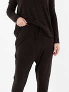 Album Di Famiglia New Basic Pant In Chocolate JP - ALBUM DI FAMIGLIA at Worthwhile - shop PANT