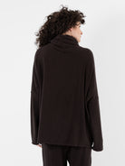 Album Di Famiglia Big Big Turtleneck in Chocolate JP - ALBUM DI FAMIGLIA at Worthwhile - shop TOP