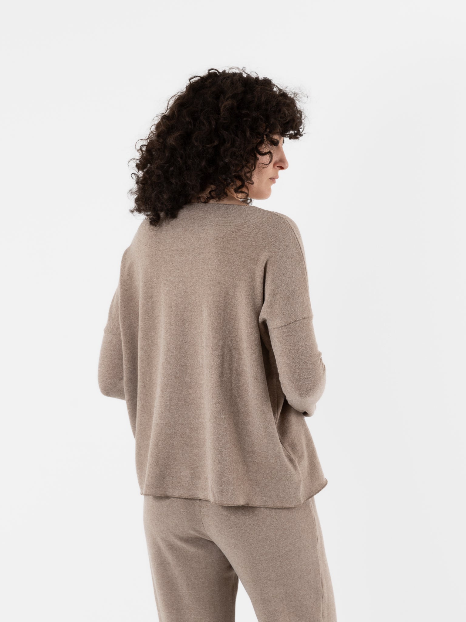 Album di Famiglia Pullover in Marron Glace JP - ALBUM DI FAMIGLIA at Worthwhile - shop TOP