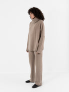 Album Di Famiglia Big Big Turtleneck in Marron Glace JP - ALBUM DI FAMIGLIA at Worthwhile - shop TOP