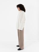 Album Di Famiglia Big Big Turtleneck in Milk JP - ALBUM DI FAMIGLIA at Worthwhile - shop TOP