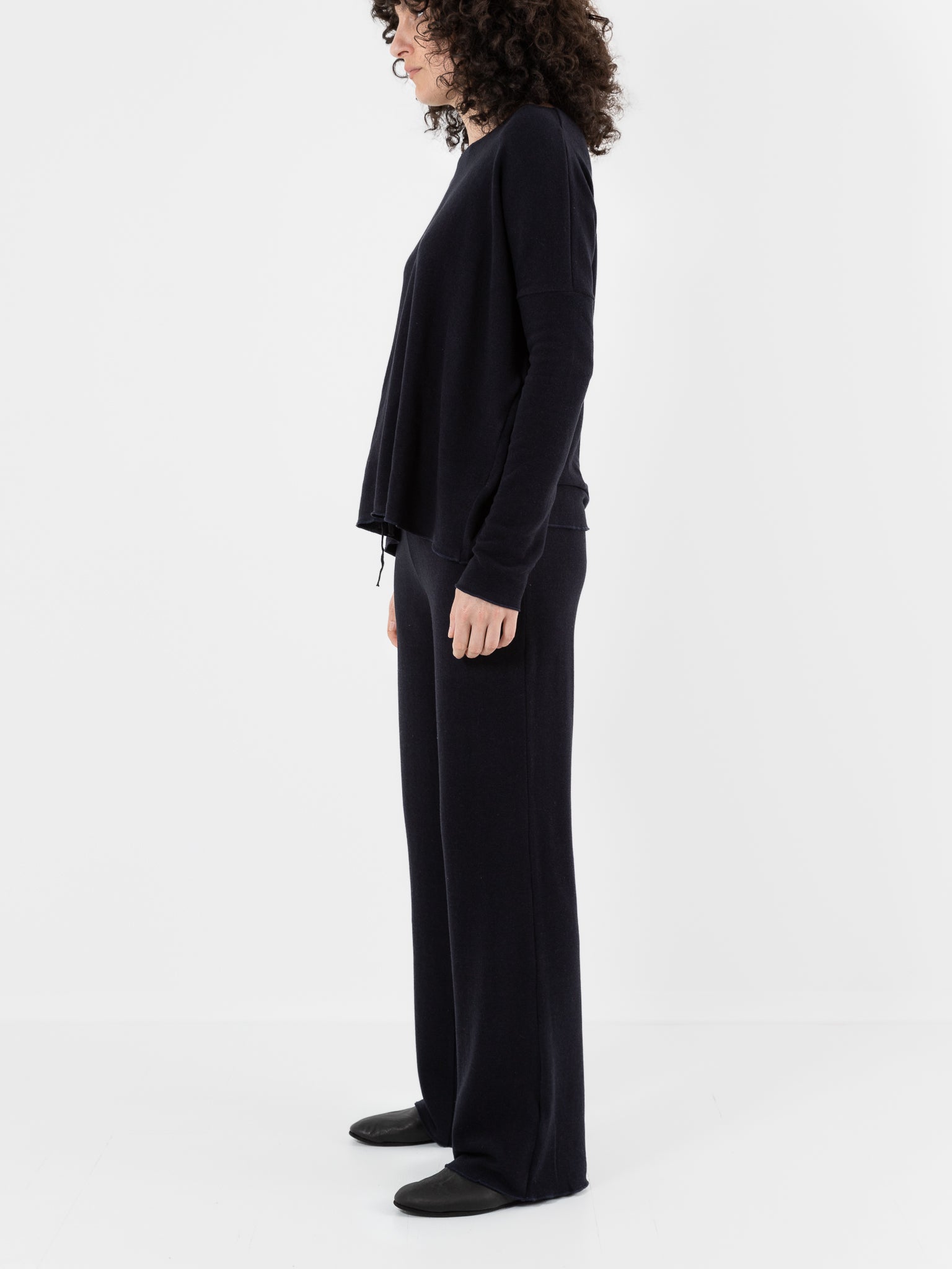 Album di Famiglia Basic Trousers in Ink JP - ALBUM DI FAMIGLIA at Worthwhile - shop PANT