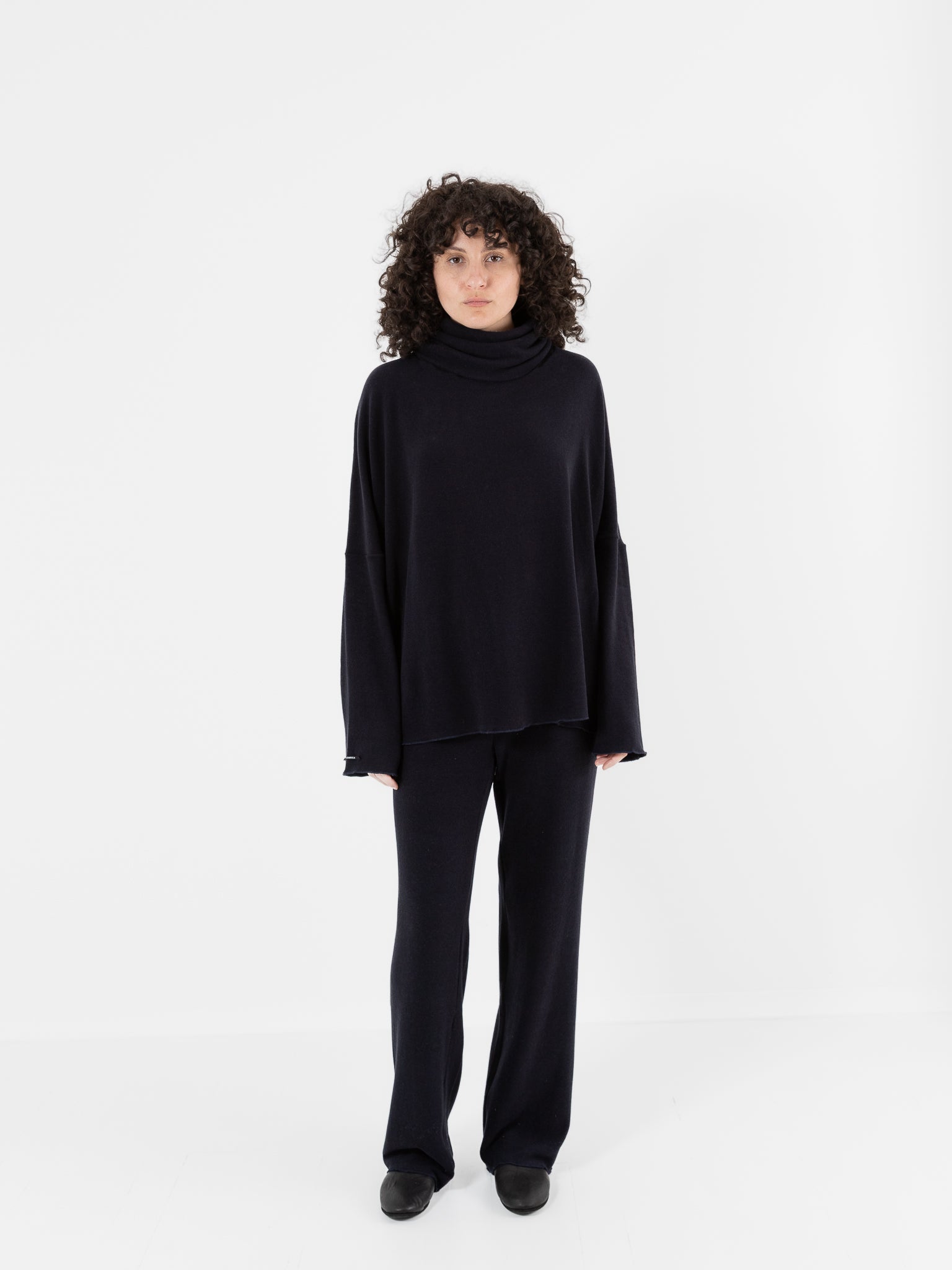 Album di Famiglia Big Big Turtleneck in Ink JP - ALBUM DI FAMIGLIA at Worthwhile - shop TOP