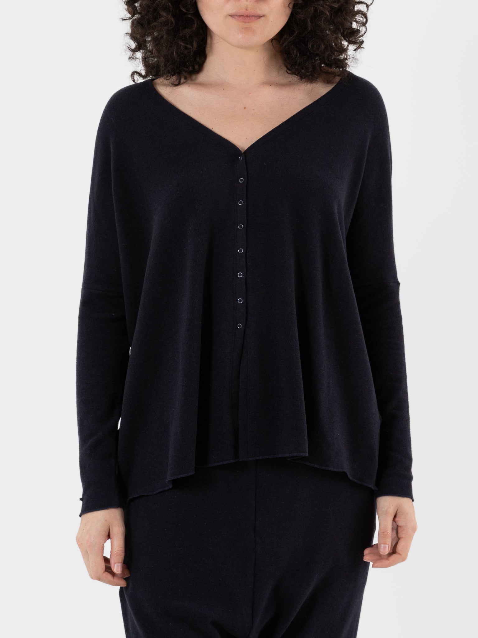 Album Di Famiglia Cardigan in Ink JP - ALBUM DI FAMIGLIA at Worthwhile - shop CARDIGAN