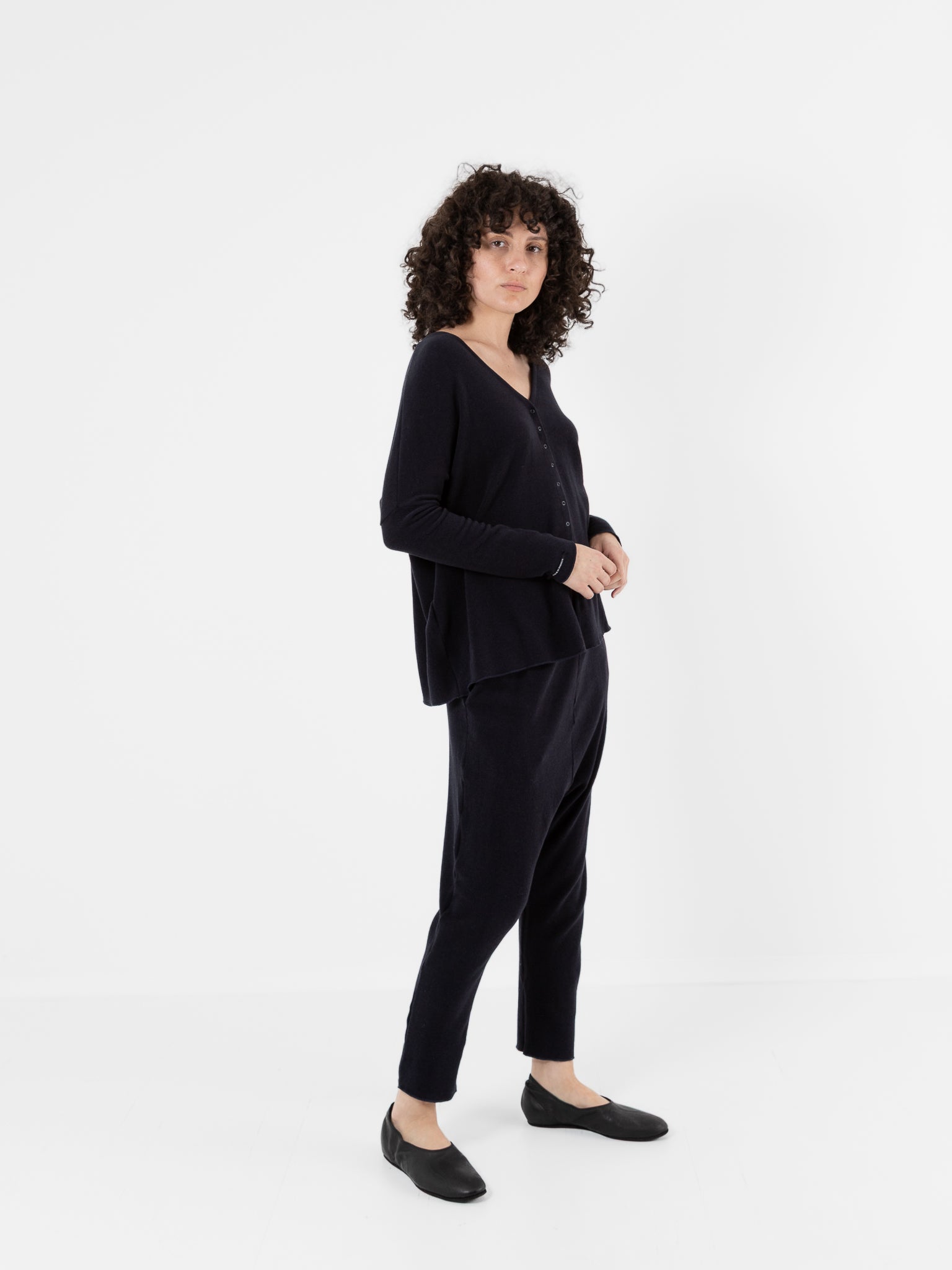 Album Di Famiglia Cardigan in Ink JP - ALBUM DI FAMIGLIA at Worthwhile - shop CARDIGAN