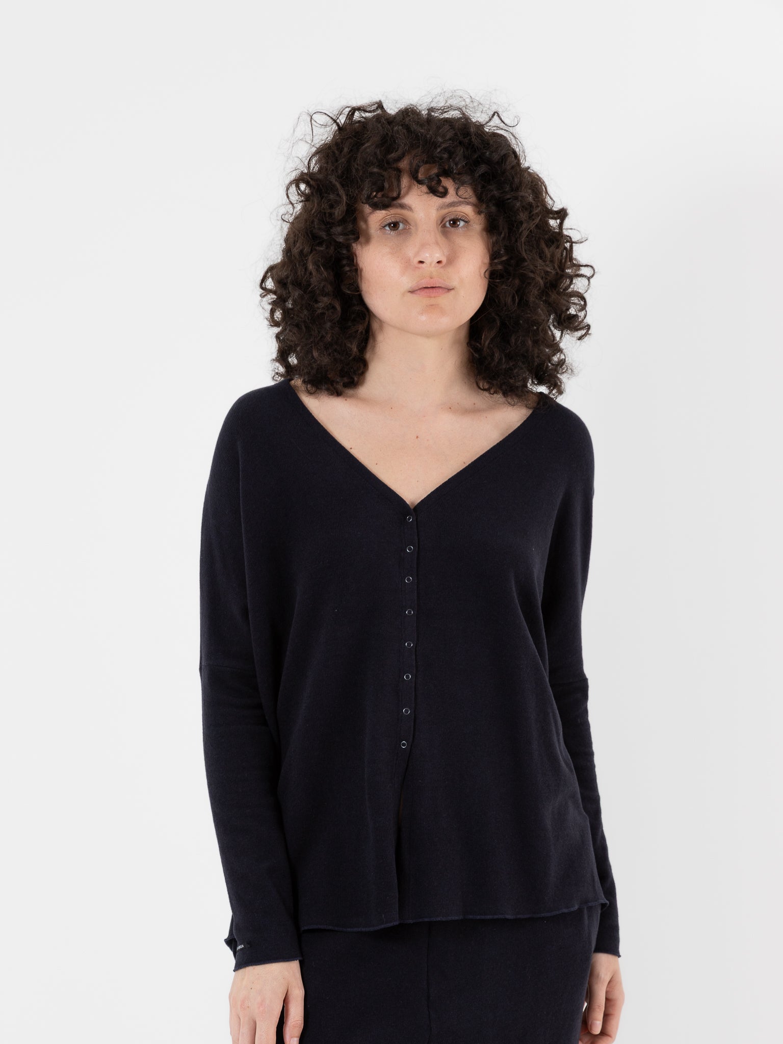 Album Di Famiglia Cardigan in Ink JP - ALBUM DI FAMIGLIA at Worthwhile - shop CARDIGAN