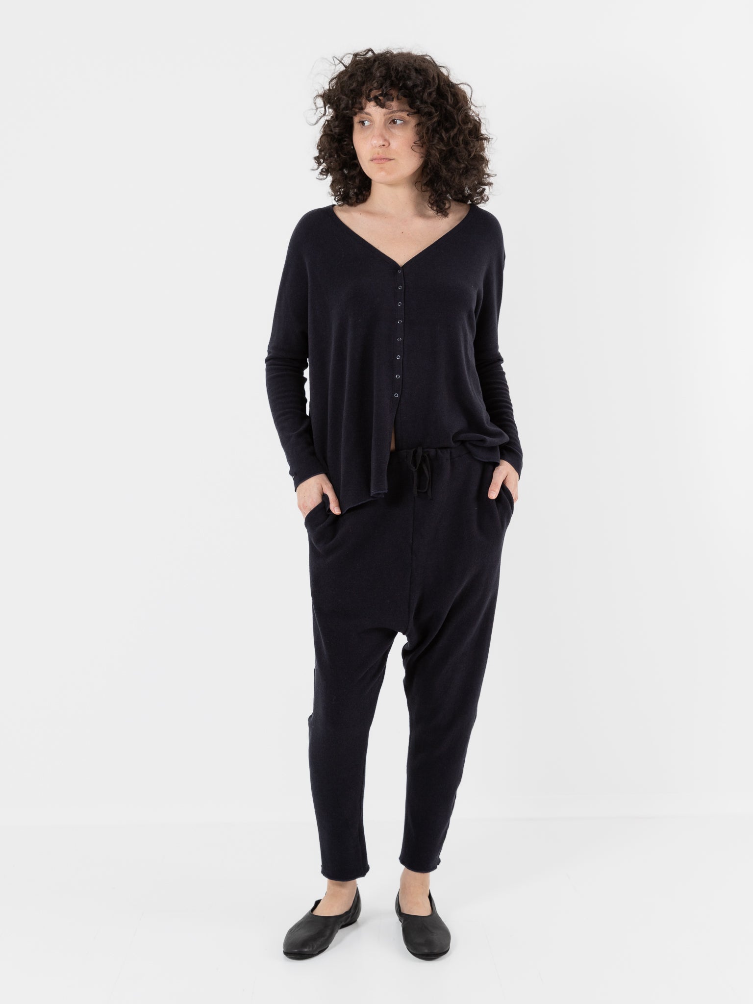 Album Di Famiglia New Basic Pant In Ink JP - ALBUM DI FAMIGLIA at Worthwhile - shop PANT